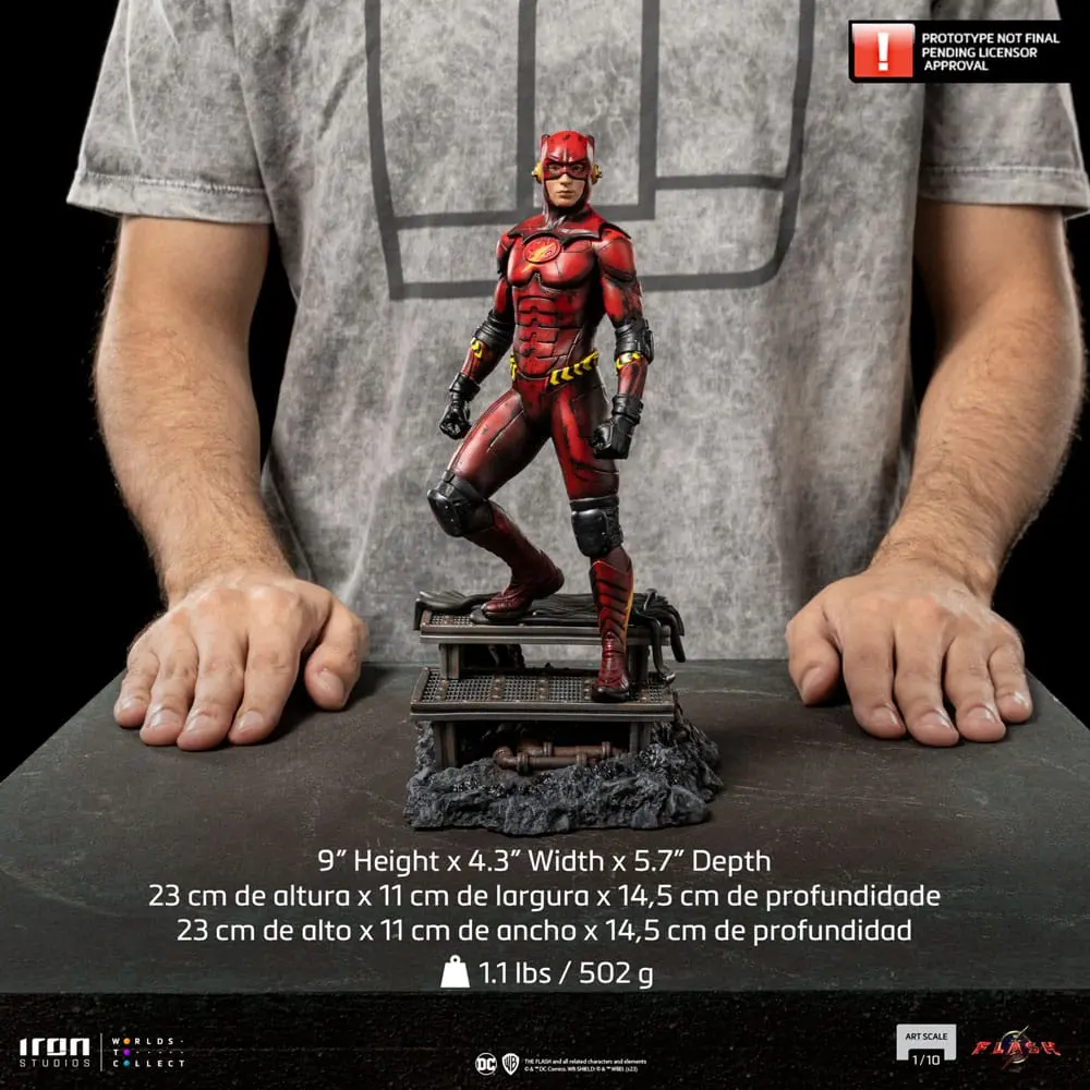 DC Comics The Flash Movie Art Scale Statue 1/10 The Flash (alternatívna verzia) 23 cm termékfotó