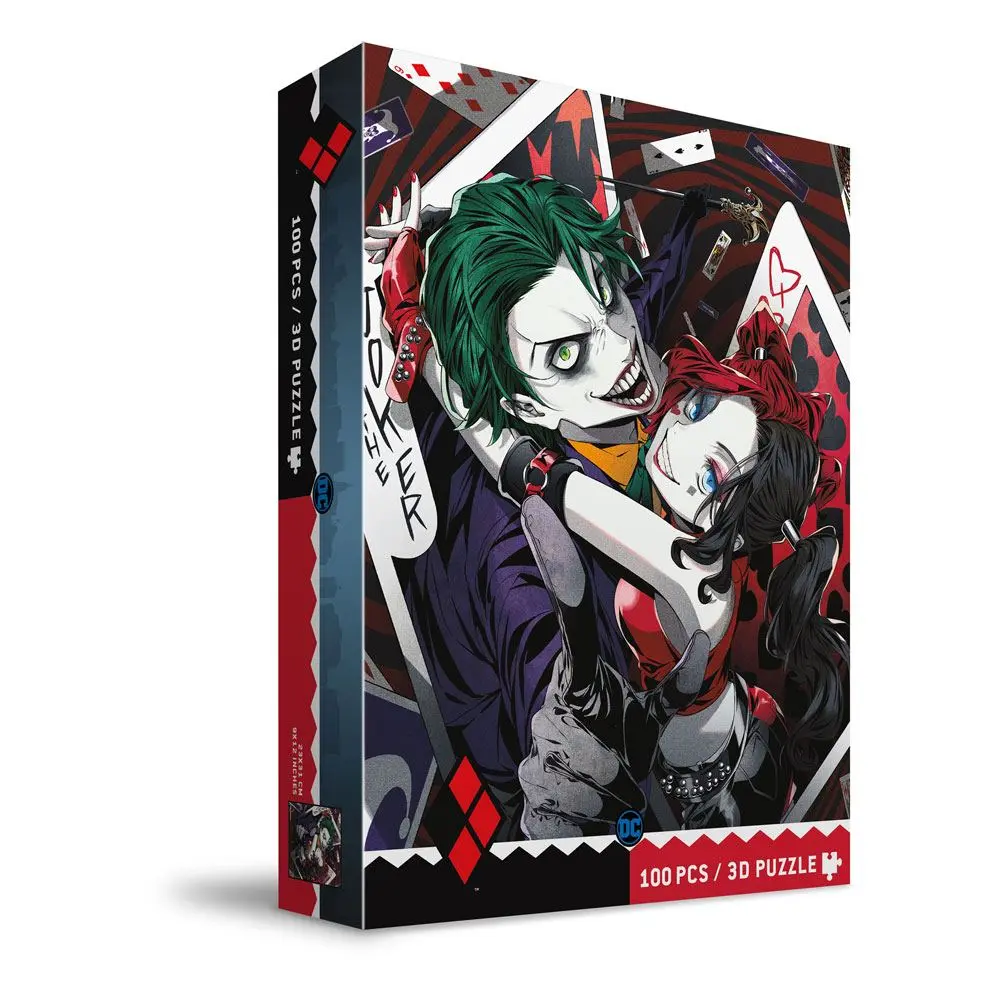 DC Comics Puzzle s 3D-efektom The Joker & Harley Quinn Manga (100 dielikov) produktová fotografia
