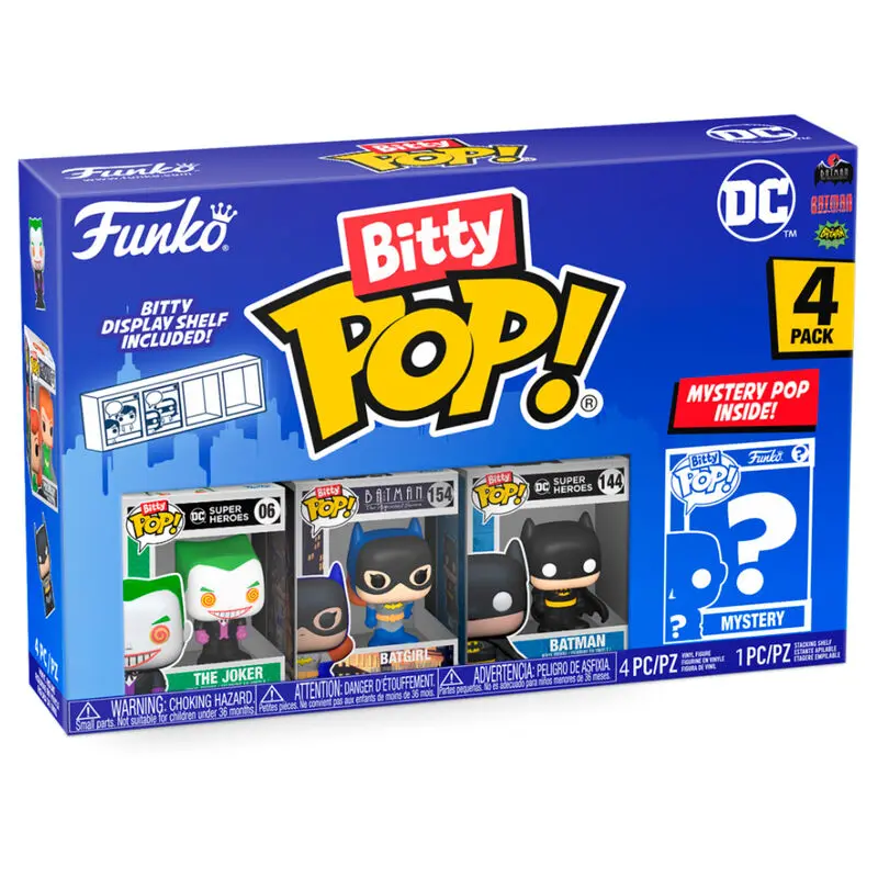 DC Bitty POP! Vinilová figúrka 4-balenie Joker 2,5 cm termékfotó