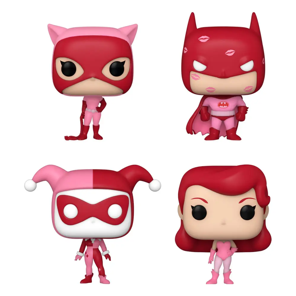 DC Comics Valentines Pocket POP! Vinyl Figurka 4-pack 4 cm termékfotó