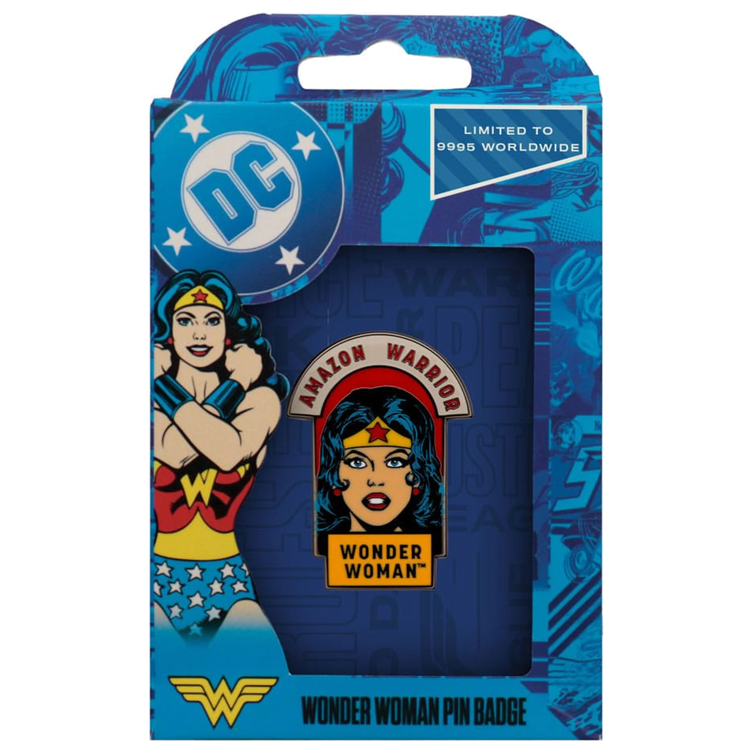 DC Comics odznak s pinom Wonder Woman Amazon Warrior Limitovaná edícia produktová fotografia