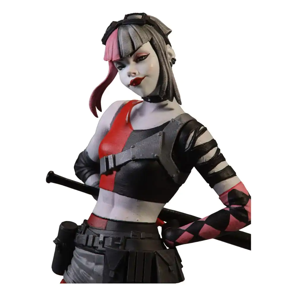 DC Direct Resin Statue Harley Quinn: Red White & Black by Simone Di Meo 17 cmDC Direct živicová socha Harley Quinn: Red White & Black od Simone Di Meo 17 cm produktová fotografia