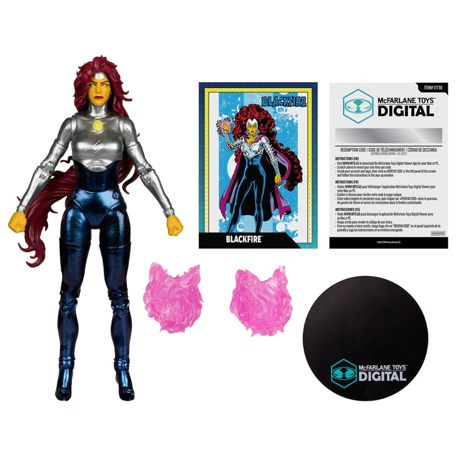 DC Direct McFarlane Toys digitálna akčná figúrka Blackfire (The New Teen Titans) 18 cm produktová fotografia