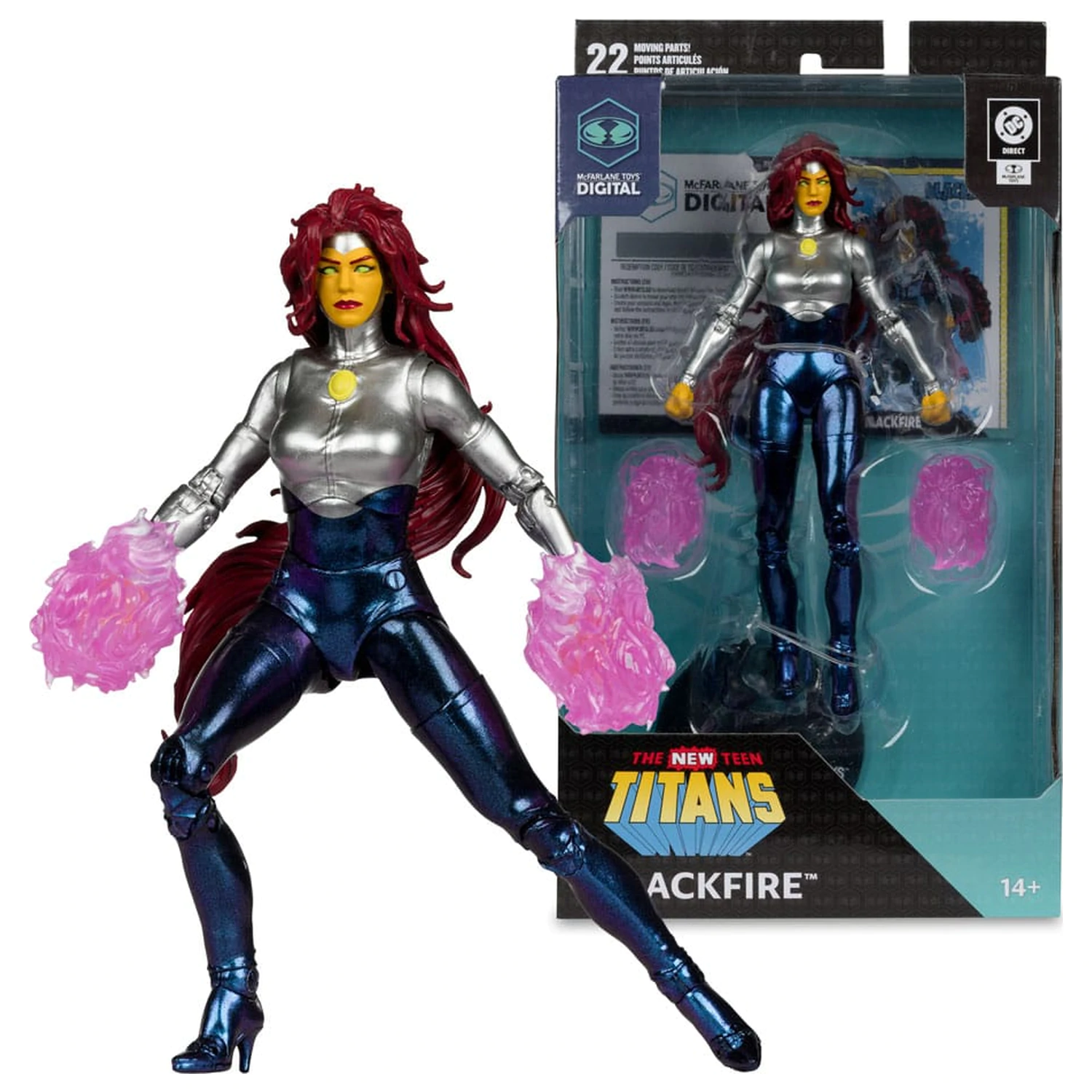 DC Direct McFarlane Toys digitálna akčná figúrka Blackfire (The New Teen Titans) 18 cm produktová fotografia