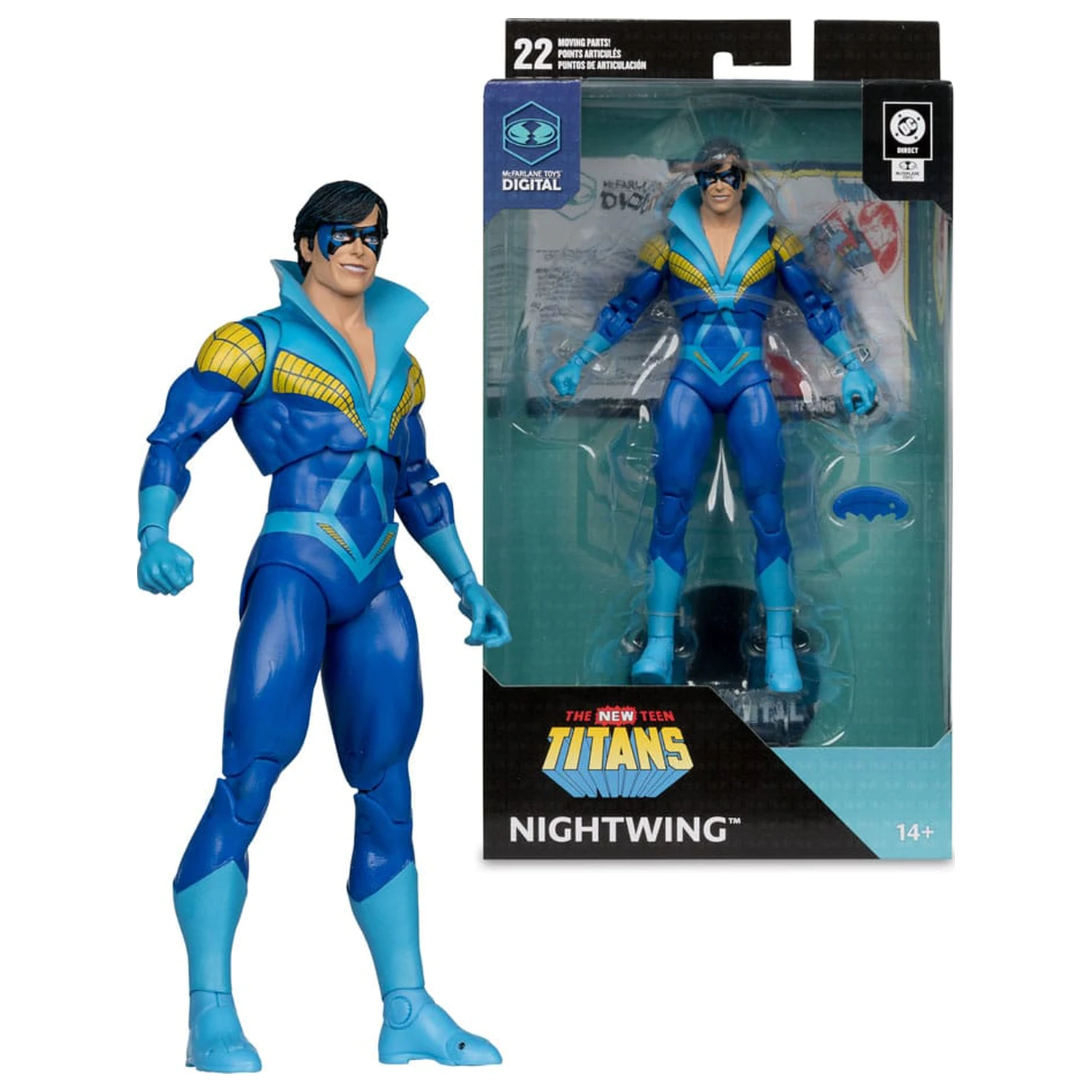 DC Direct McFarlane Toys Digitálna akčná figúrka Nightwing (Teen Titans) 18 cm produktová fotografia