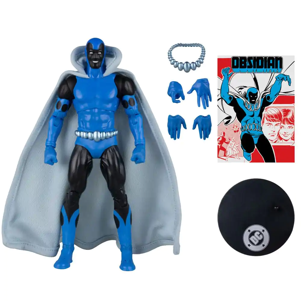 DC Direct Action Figure Obsidian (Infinity Inc #16) (Chase) (Gold Label) 18 cm produktová fotografia
