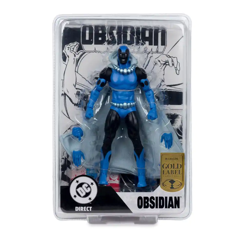 DC Direct Action Figure Obsidian (Infinity Inc #16) (Chase) (Gold Label) 18 cm produktová fotografia