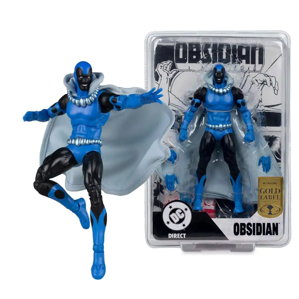 DC Direct Action Figure Obsidian (Infinity Inc #16) (Chase) (Gold Label) 18 cm produktová fotografia