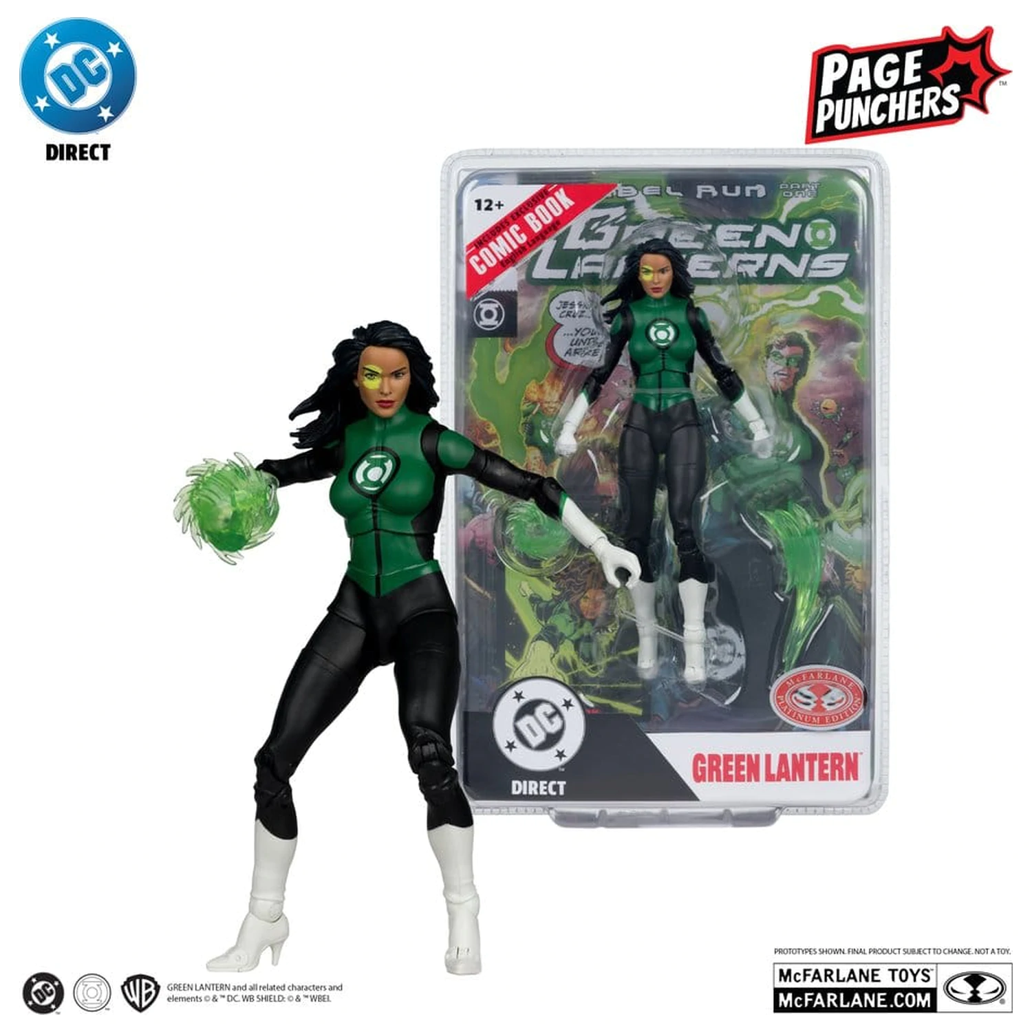 DC Direct Page Punchers akčná figúrka Jessica Cruz (Green Lanterns # 48) (Red Platinum Edition) 18 cm produktová fotografia