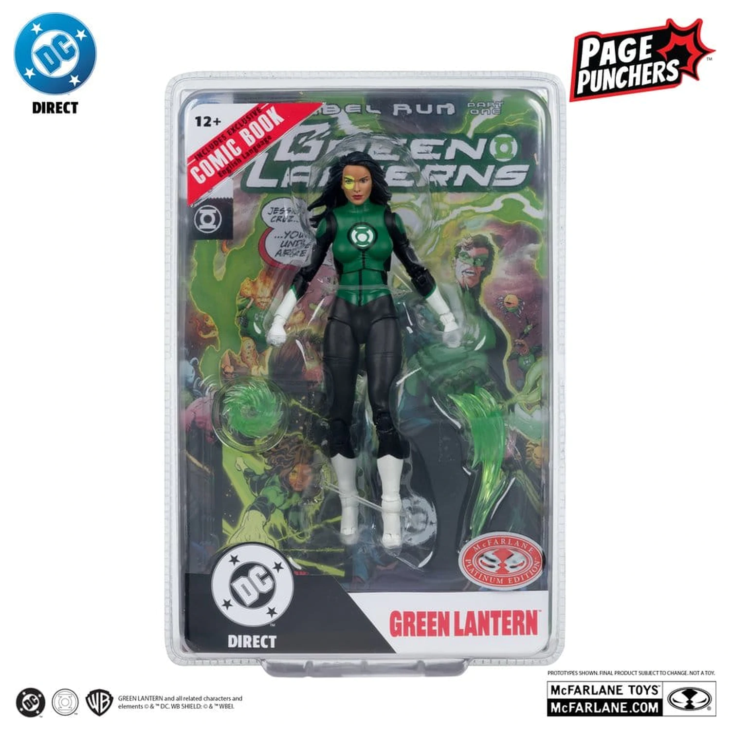 DC Direct Page Punchers akčná figúrka Jessica Cruz (Green Lanterns # 48) (Red Platinum Edition) 18 cm produktová fotografia