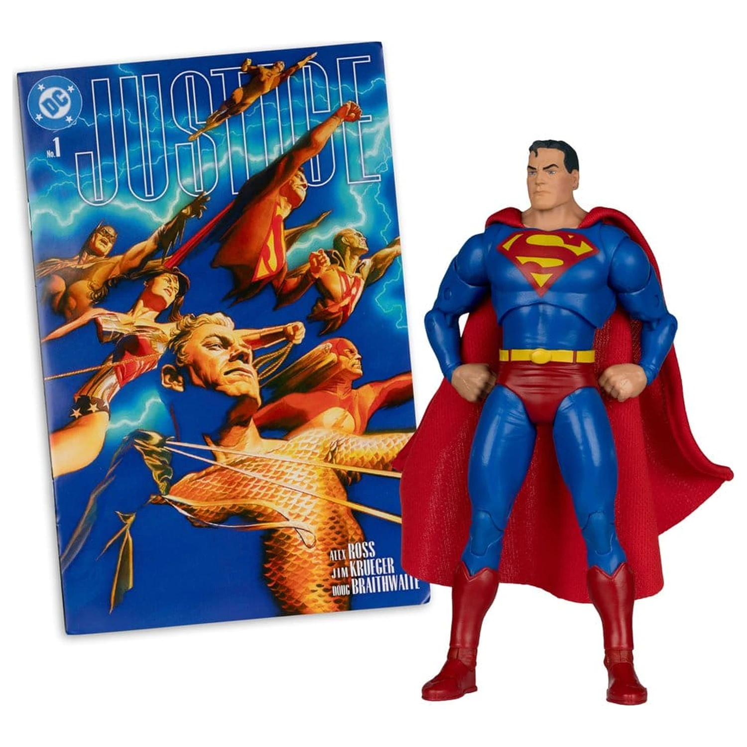 DC Direct Page Punchers akčná figúrka Superman (Justice #1) (Red Platinum Edition) 19 cm produktová fotografia