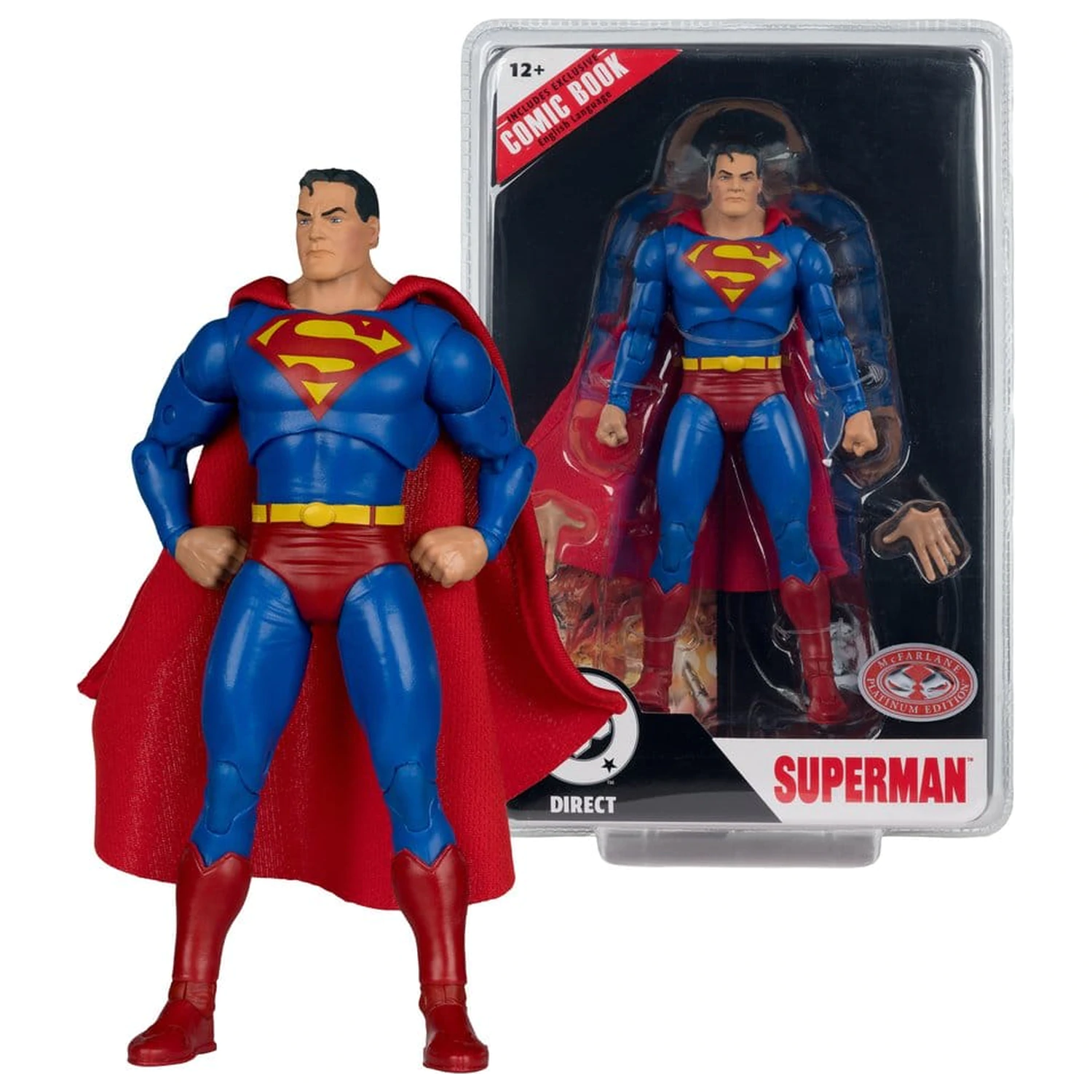 DC Direct Page Punchers akčná figúrka Superman (Justice #1) (Red Platinum Edition) 19 cm produktová fotografia