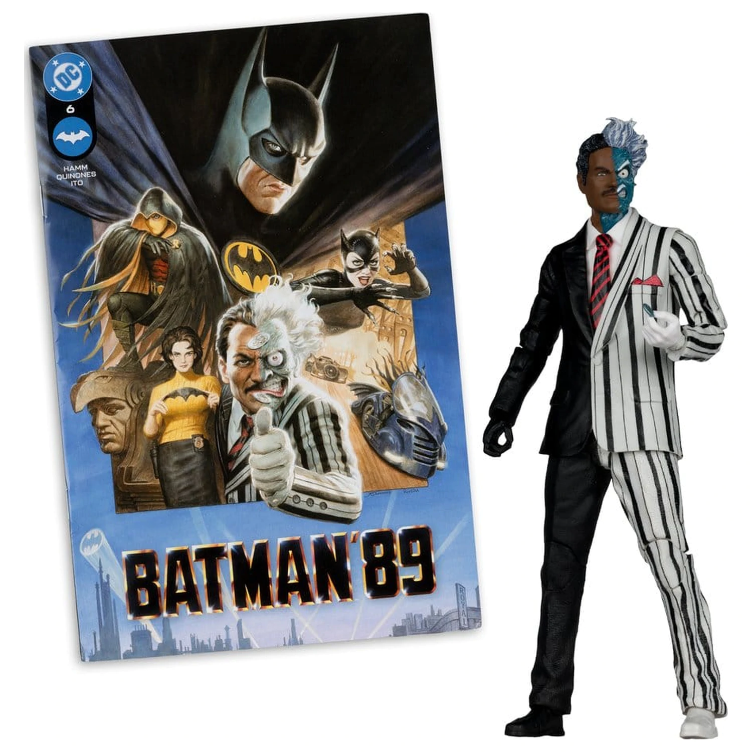 DC Direct Page Punchers akčná figúrka Two-Face (Batman 89) (Red Platinum Edition) 19 cm produktová fotografia
