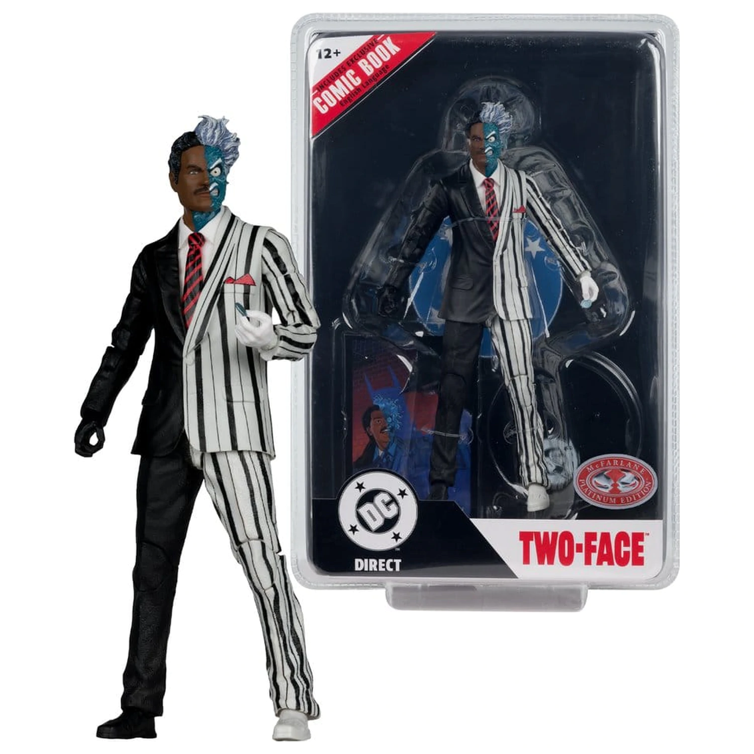DC Direct Page Punchers akčná figúrka Two-Face (Batman 89) (Red Platinum Edition) 19 cm produktová fotografia