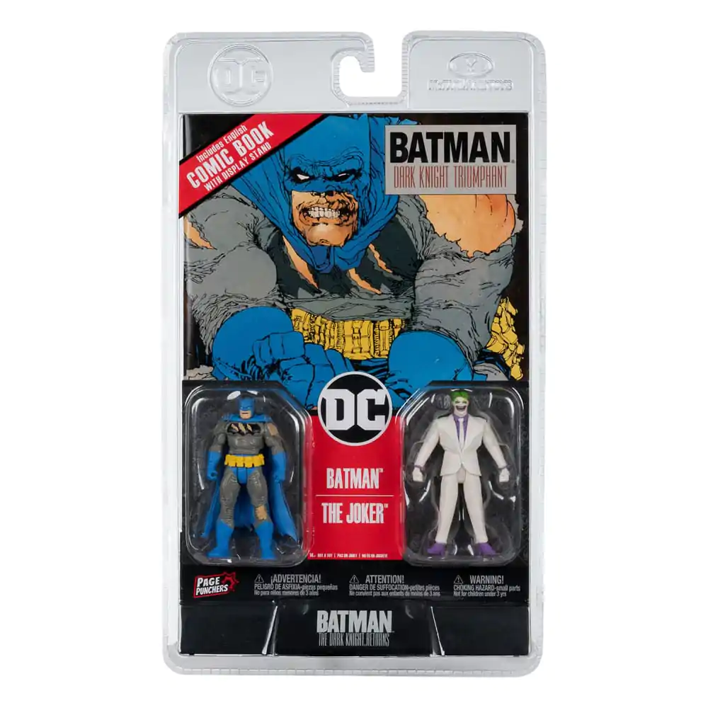 DC Direct Page Punchers Akčná figúrka 2-pack Batman & The Joker (Batman: Návrat a Sötét Lovaghoz) 8 cm termékfotó