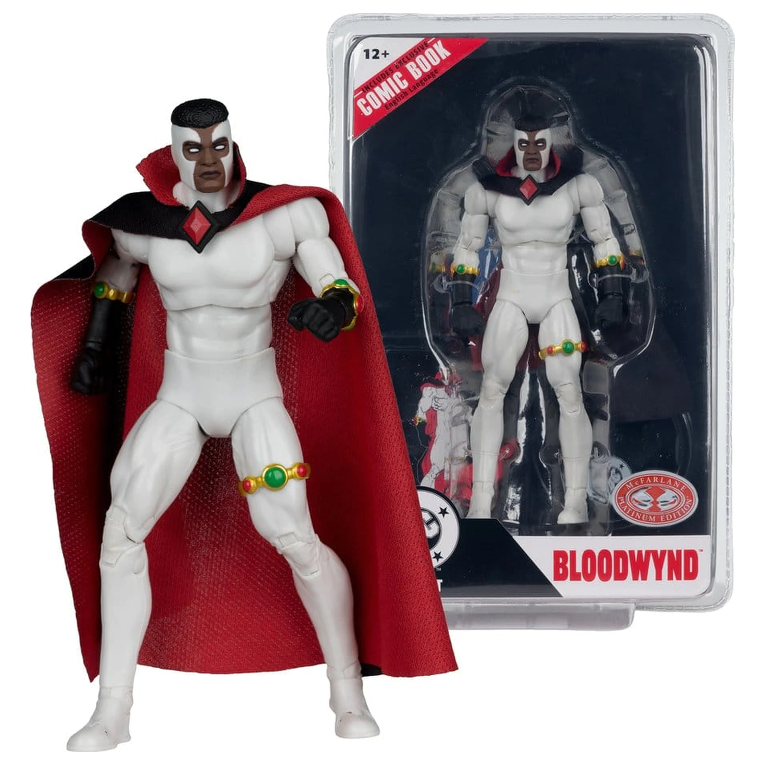 DC Direct Page Punchers akčná figúrka Bloodwynd (Justice League #77) (Red Platinum Edition) 18 cm produktová fotografia