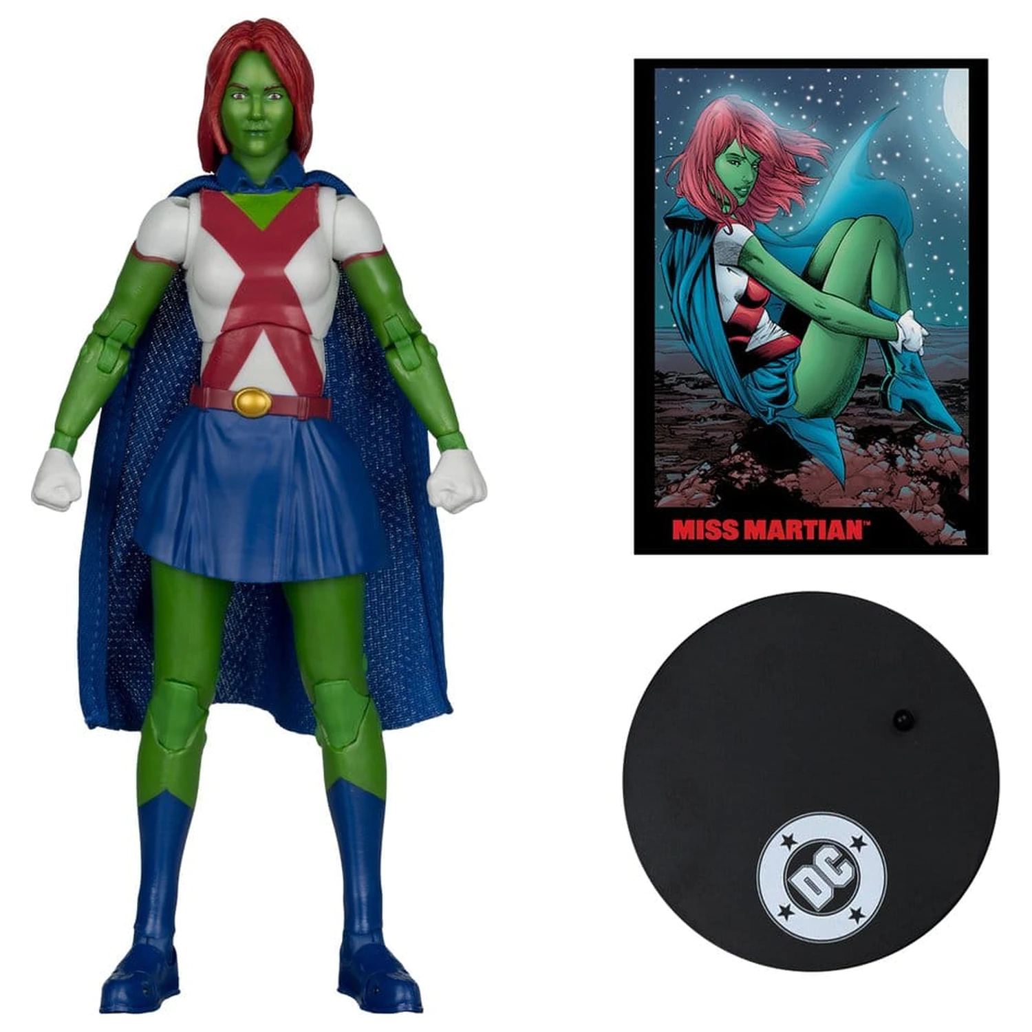 DC Direct Page Punchers akčná figúrka Miss Martian (Teen Titans #41) (Red Platinum Edition) 17 cm produktová fotografia