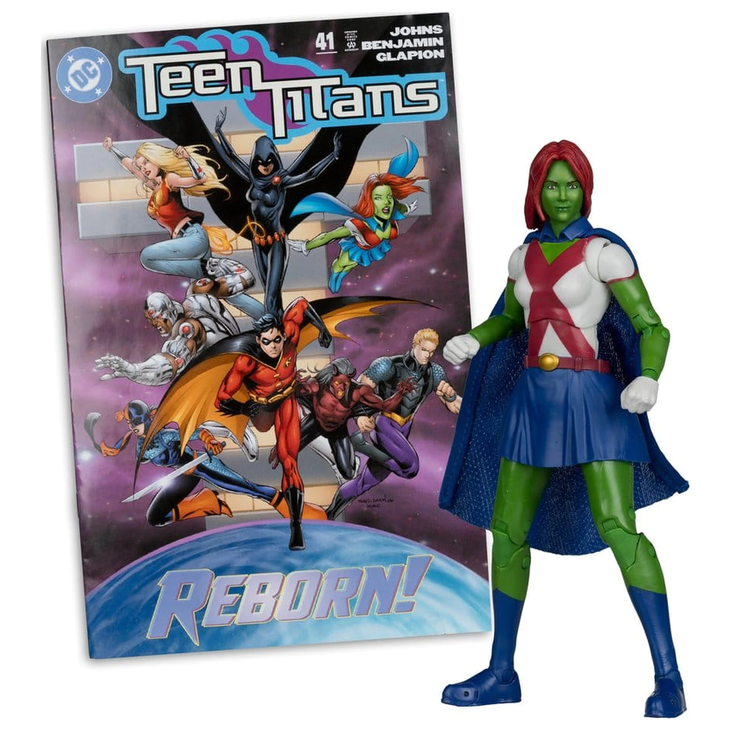 DC Direct Page Punchers akčná figúrka Miss Martian (Teen Titans #41) (Red Platinum Edition) 17 cm produktová fotografia