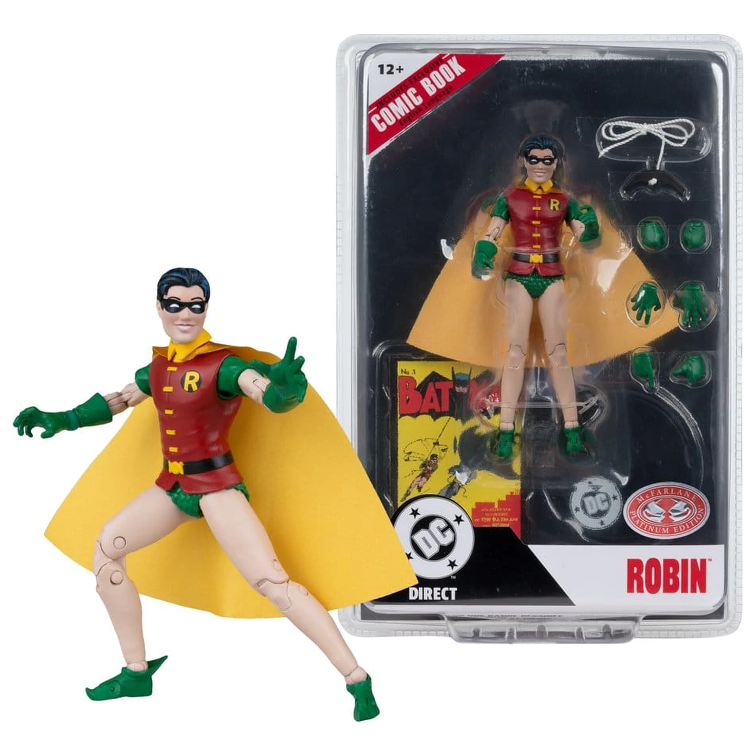 DC Direct Page Punchers akčná figúrka Robin Dick Grayson (Batman #1) (Red Platinum Edition) 14 cm produktová fotografia