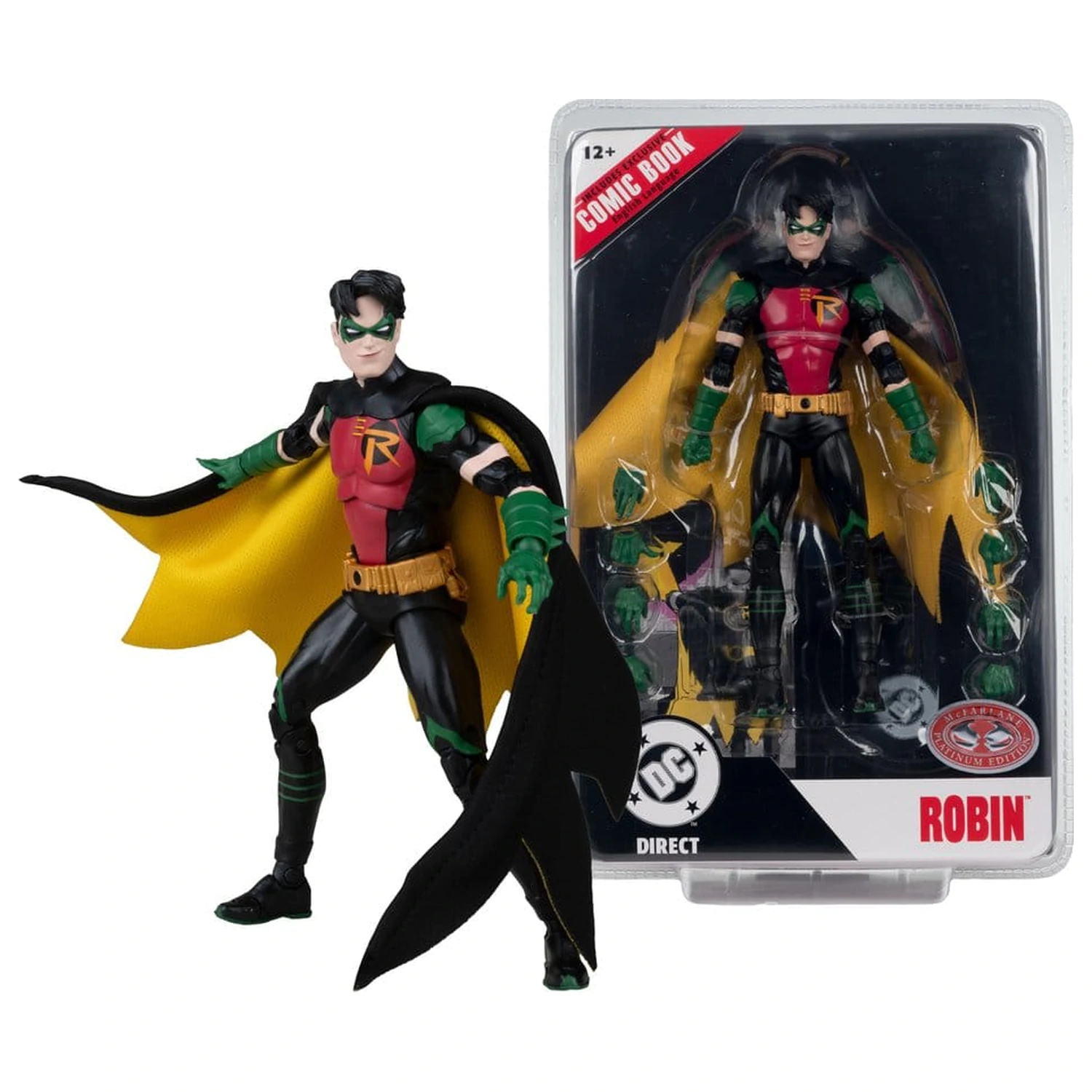DC Direct Page Punchers akčná figúrka Robin Tim Drake (Nightwing #81) (Red Platinum Edition) 18 cm produktová fotografia