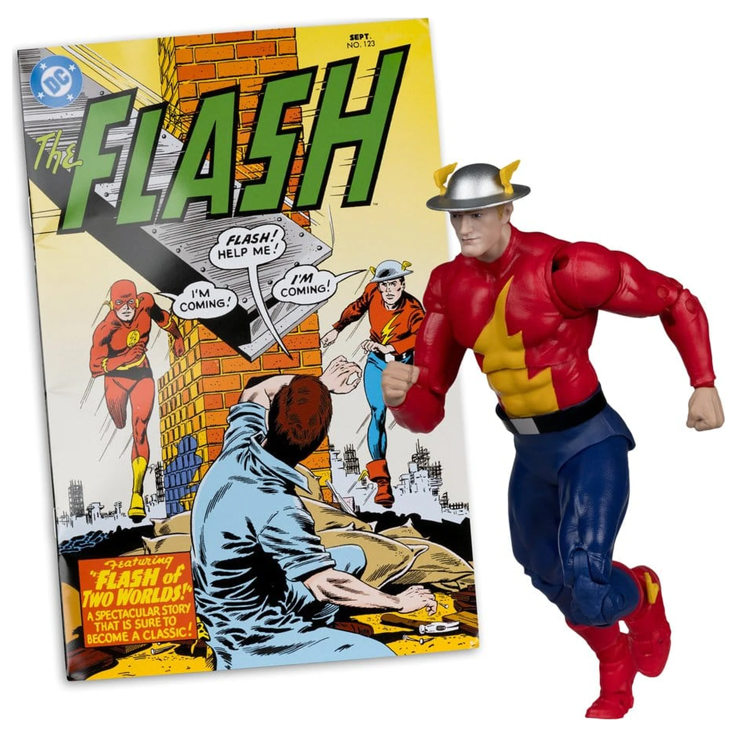 DC Direct Page Punchers akčná figúrka The Flash Jay Garrick (The Flash #123) (Red Platinum Edition) 18 cm produktová fotografia