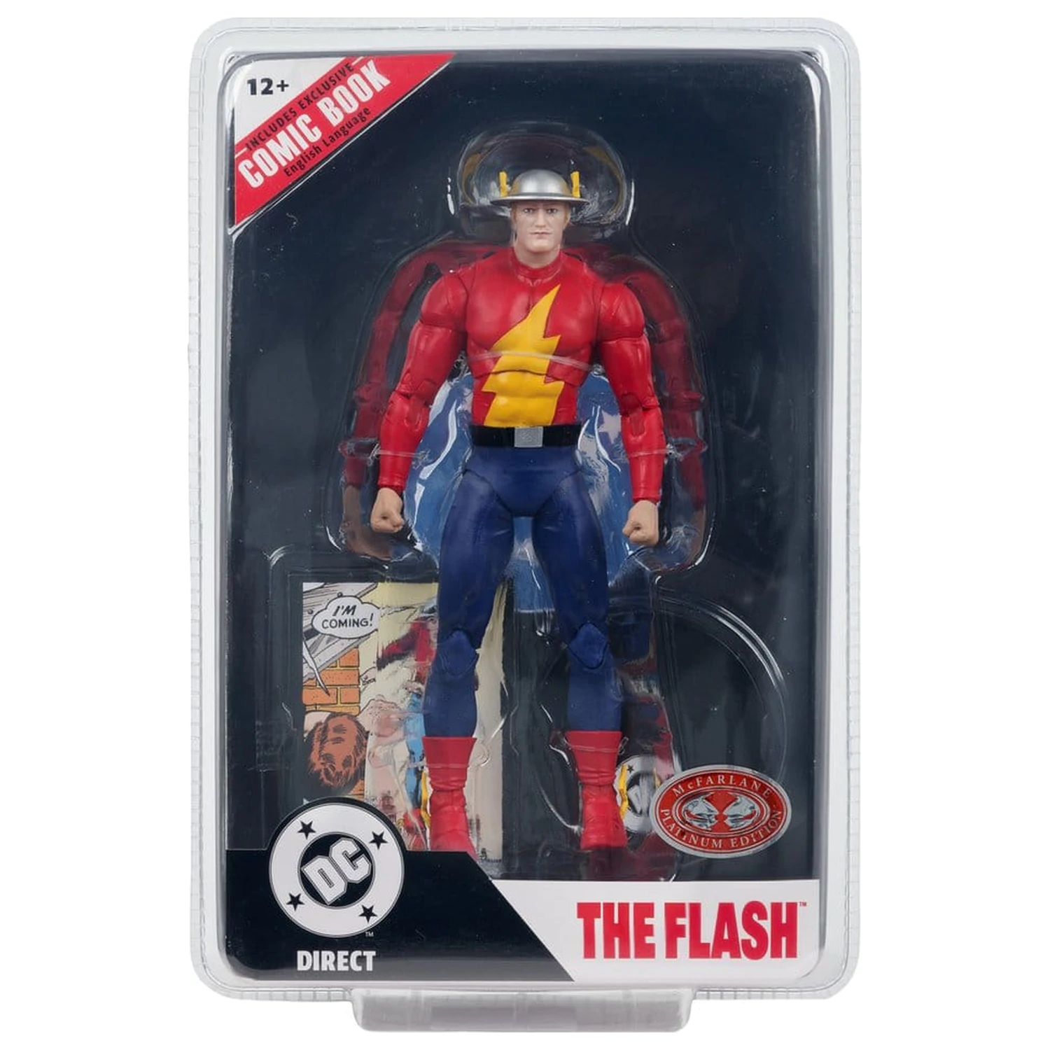 DC Direct Page Punchers akčná figúrka The Flash Jay Garrick (The Flash #123) (Red Platinum Edition) 18 cm produktová fotografia
