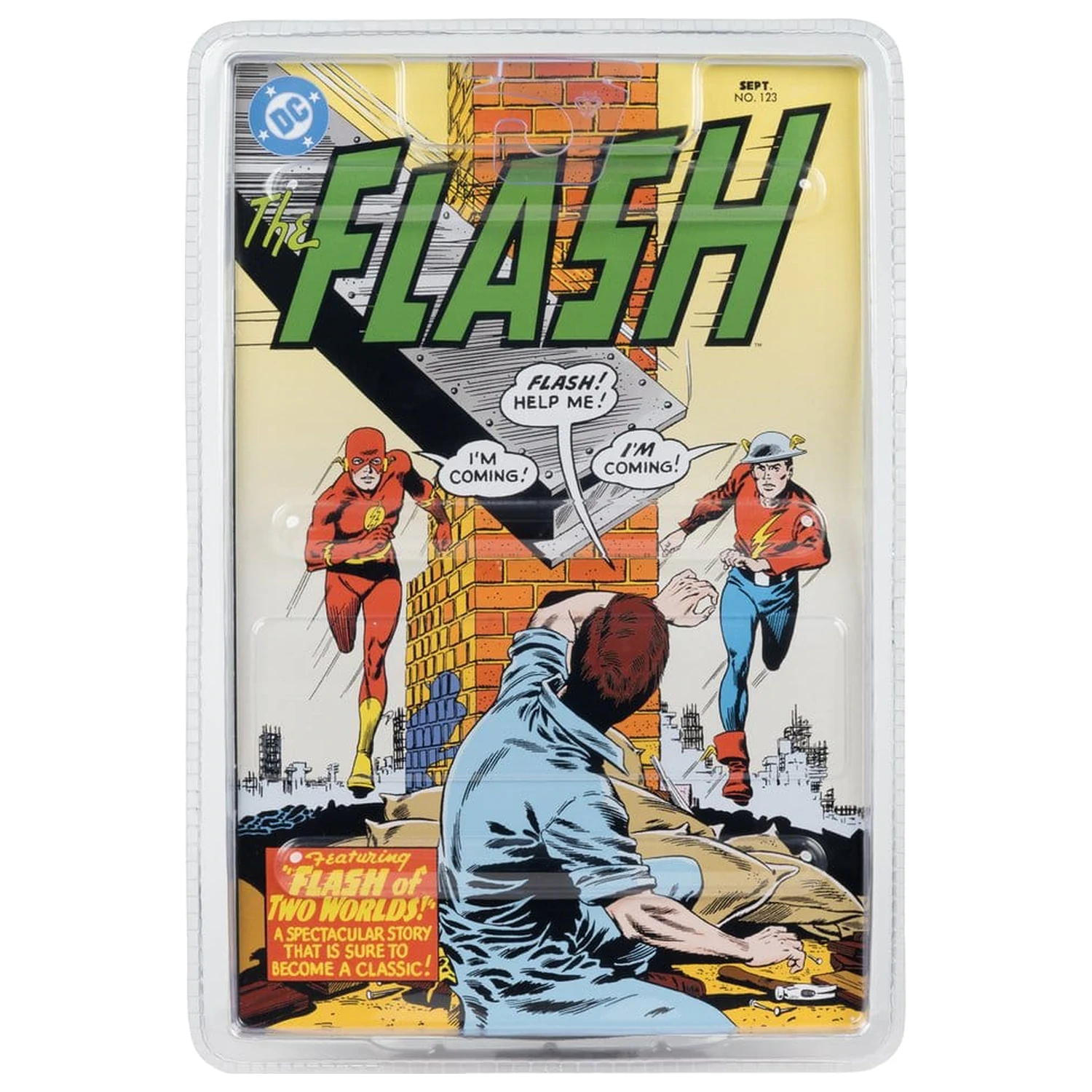 DC Direct Page Punchers akčná figúrka The Flash Jay Garrick (The Flash #123) (Red Platinum Edition) 18 cm produktová fotografia