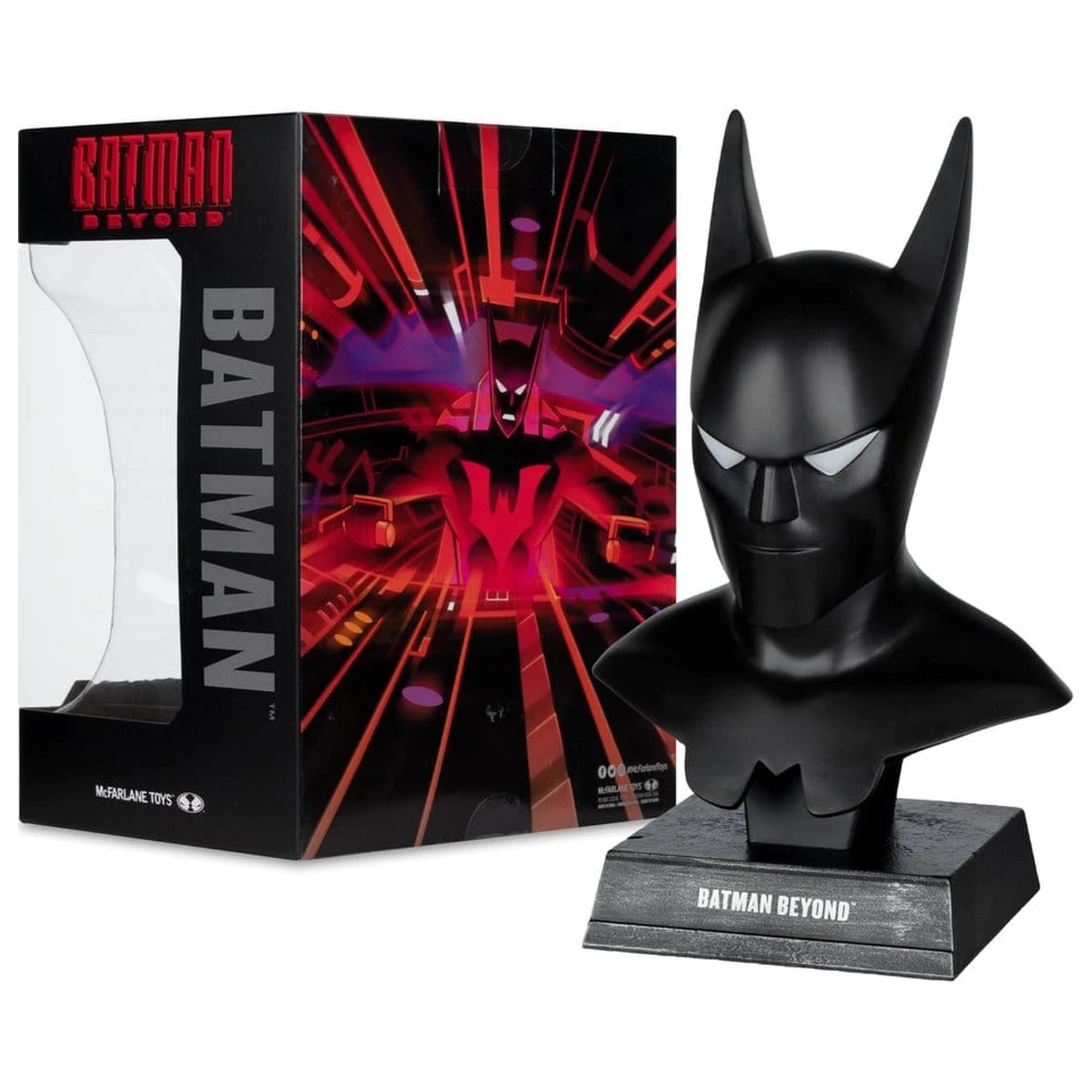DC Direct Prop Replica 1/3 Batman Cowl (Batman Beyond Animated) 18 cm produktová fotografia