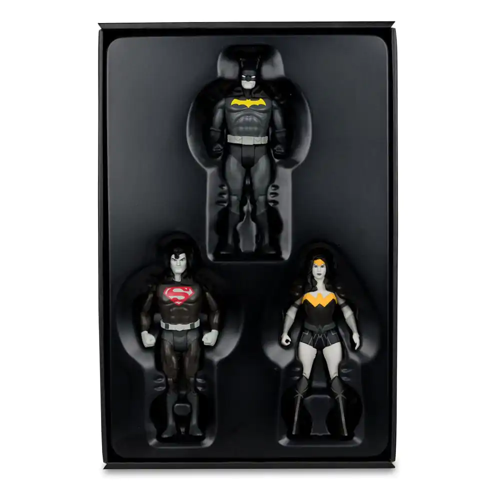 DC Direct Super Powers Action Figures Batman, Superman & Wonder Woman Black & White Accent Edition Gold Label 13 cm akčné figúrky termékfotó