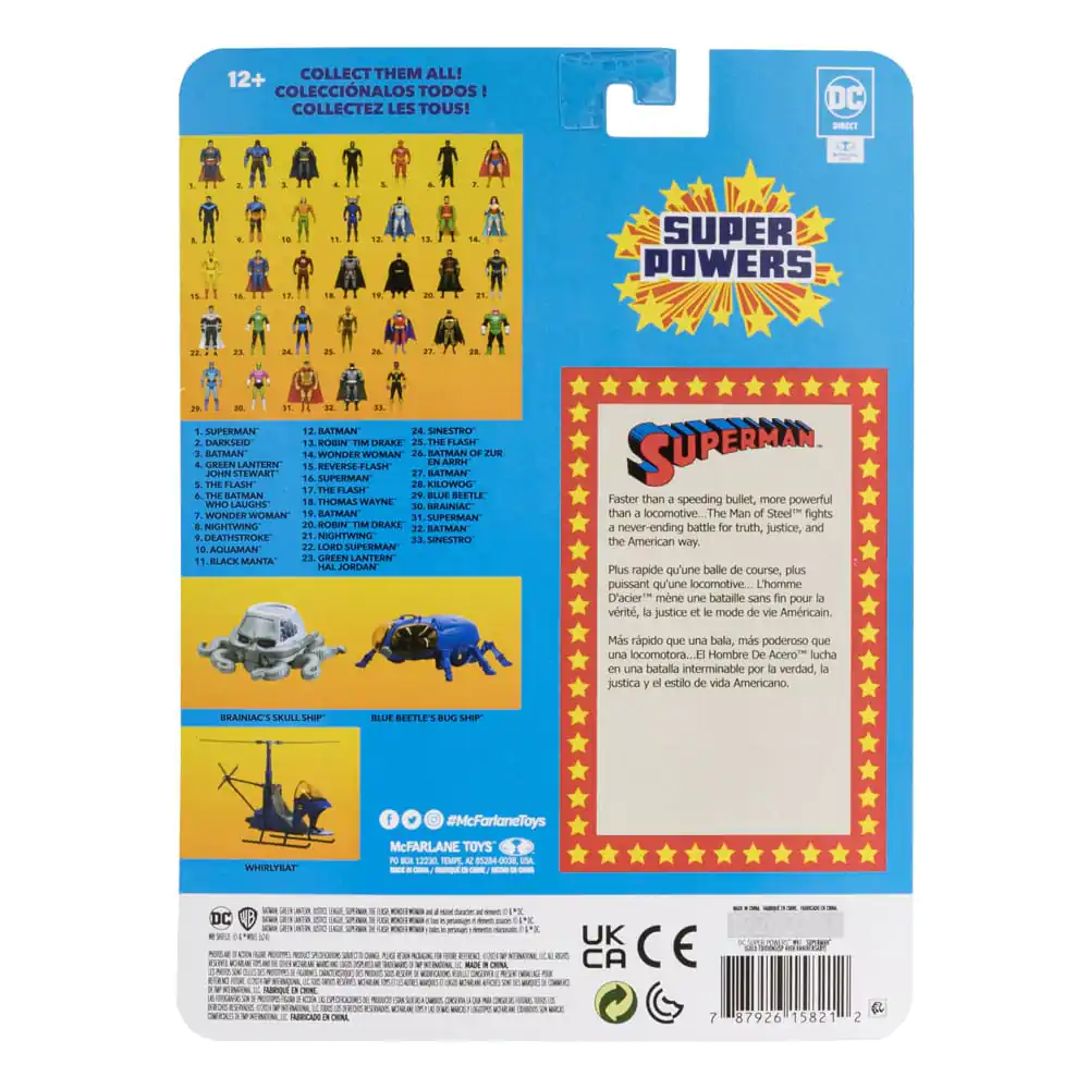 DC Direct Super Powers Akčná figúrka Superman (Gold Edition) (SP 40th Anniversary) 13 cm produktová fotografia