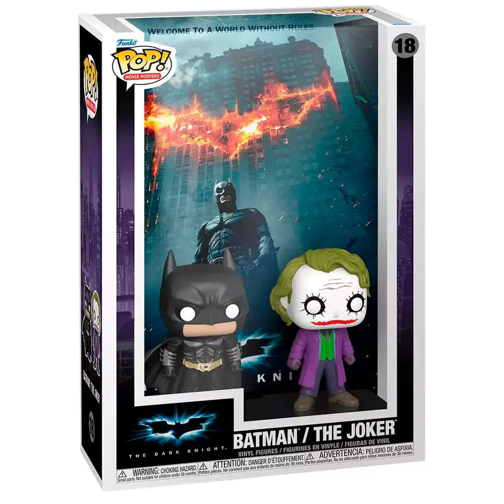 DC POP! Filmový plagát a figúrka The Dark Knight produktová fotografia