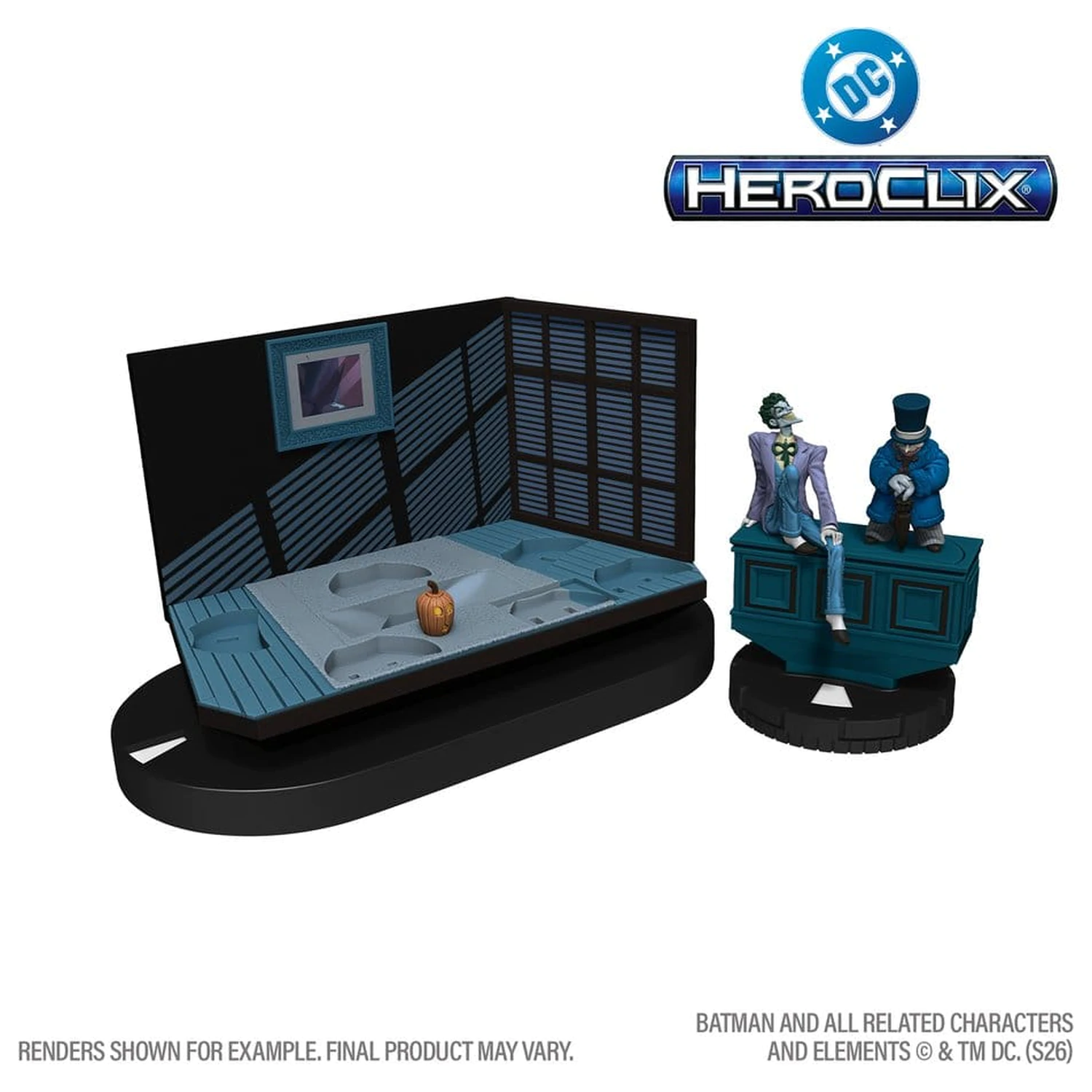 DC HeroClix SwitchClix Minifigúrky s podstavcom The Long Halloween Team Base 23 cm produktová fotografia
