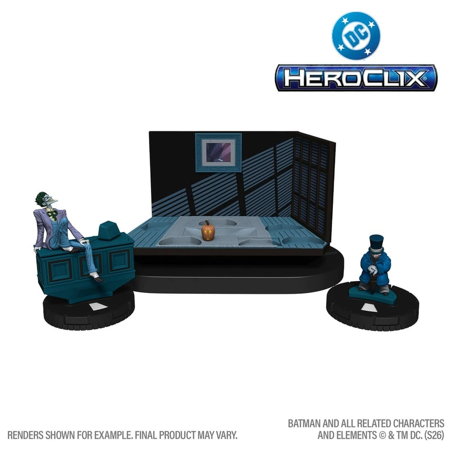 DC HeroClix SwitchClix Minifigúrky s podstavcom The Long Halloween Team Base 23 cm produktová fotografia