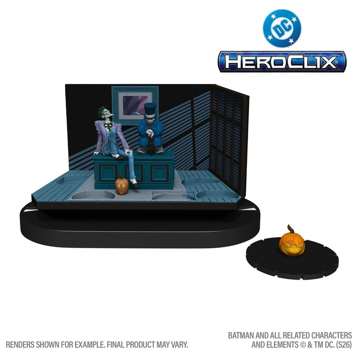 DC HeroClix SwitchClix Minifigúrky s podstavcom The Long Halloween Team Base 23 cm produktová fotografia