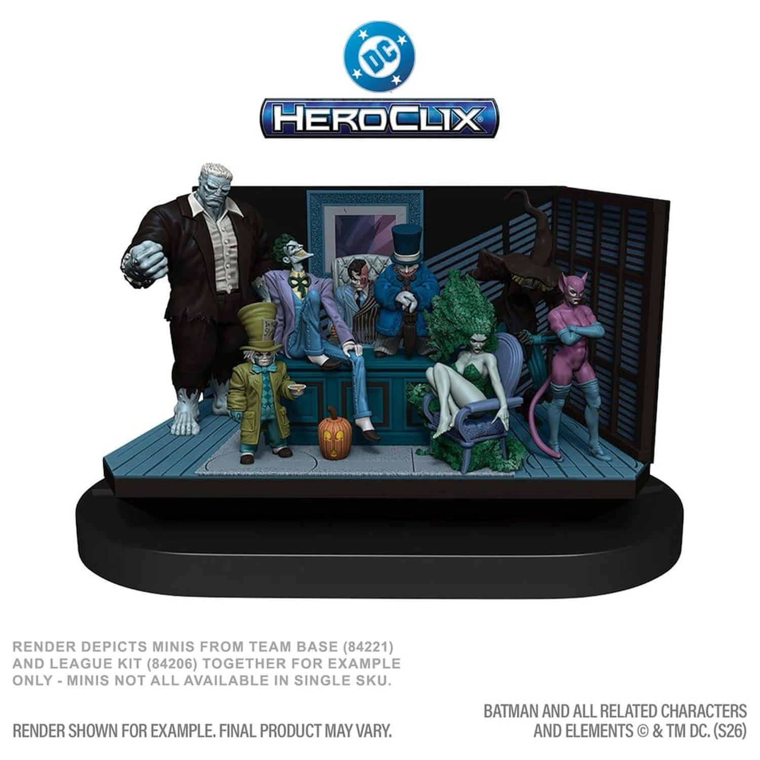 DC HeroClix SwitchClix Minifigúrky s podstavcom The Long Halloween Team Base 23 cm produktová fotografia