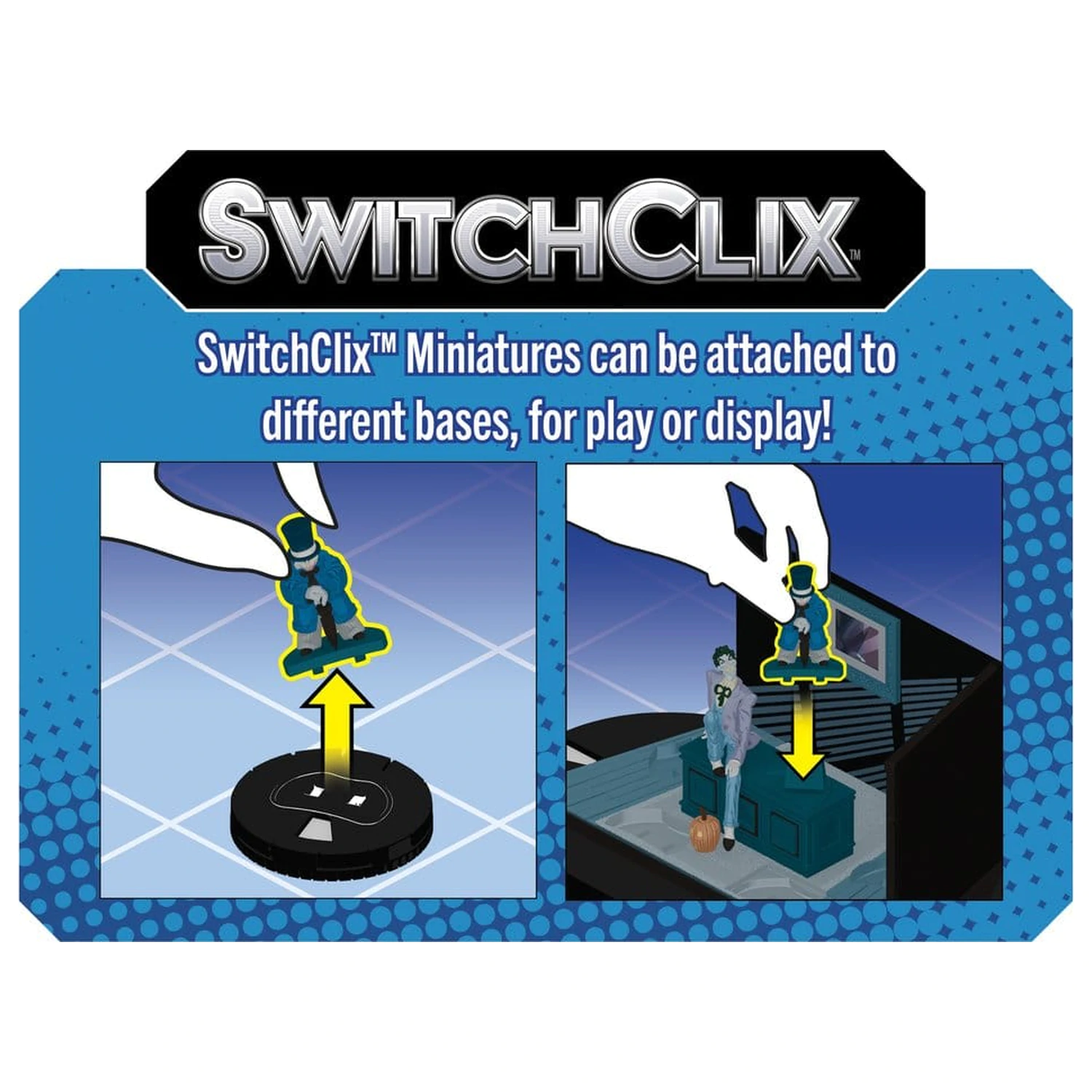 DC HeroClix SwitchClix Minifigúrky s podstavcom The Long Halloween Team Base 23 cm produktová fotografia