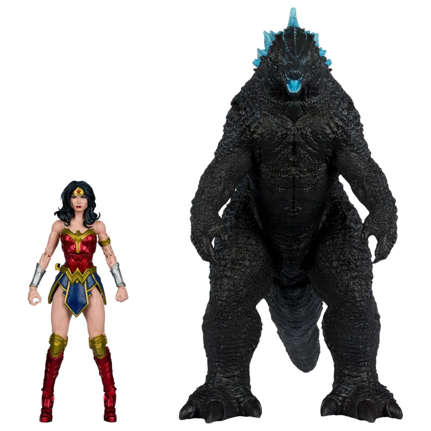 DC Justice League Monsterverse DC Multiverse akčné figúrky 2-balenie Wonder Woman Vs. Atomic Blast Godzilla 18 cm produktová fotografia