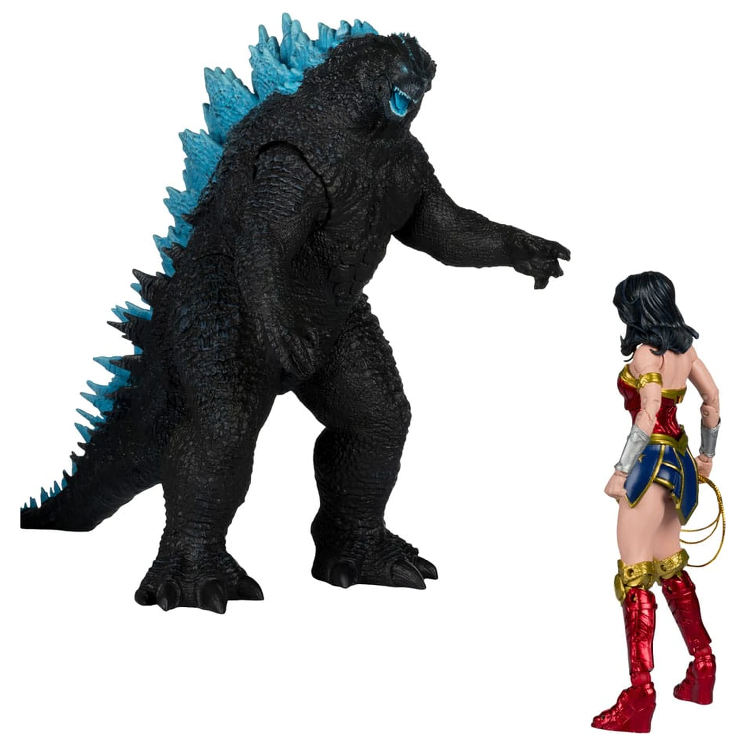 DC Justice League Monsterverse DC Multiverse akčné figúrky 2-balenie Wonder Woman Vs. Atomic Blast Godzilla 18 cm produktová fotografia