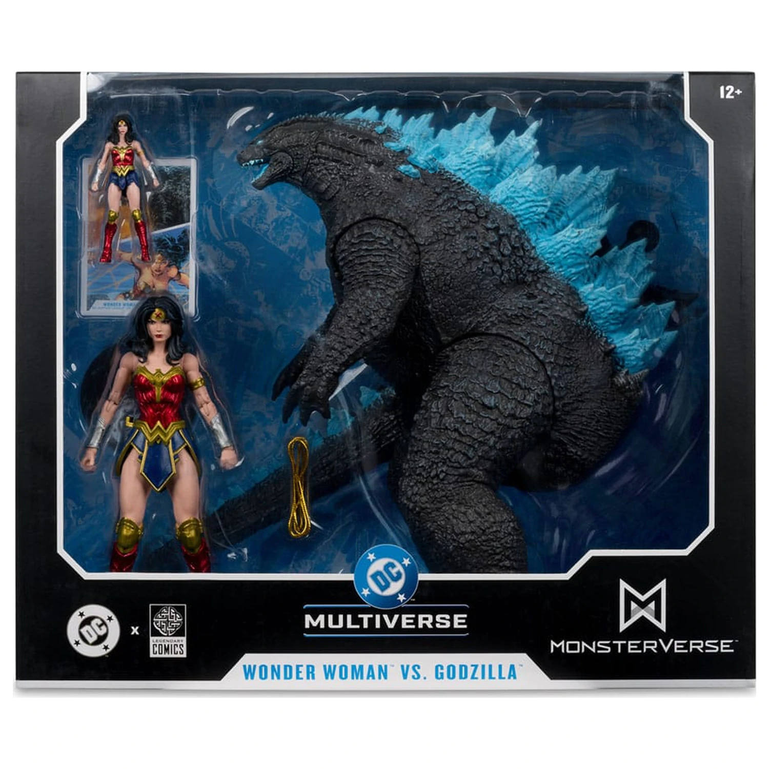 DC Justice League Monsterverse DC Multiverse akčné figúrky 2-balenie Wonder Woman Vs. Atomic Blast Godzilla 18 cm produktová fotografia