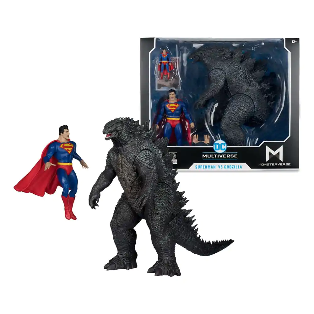 DC Justice League Monsterverse DC Multiverse Akčné figúrky 2-balenie Superman Vs. Godzilla 30 cm produktová fotografia