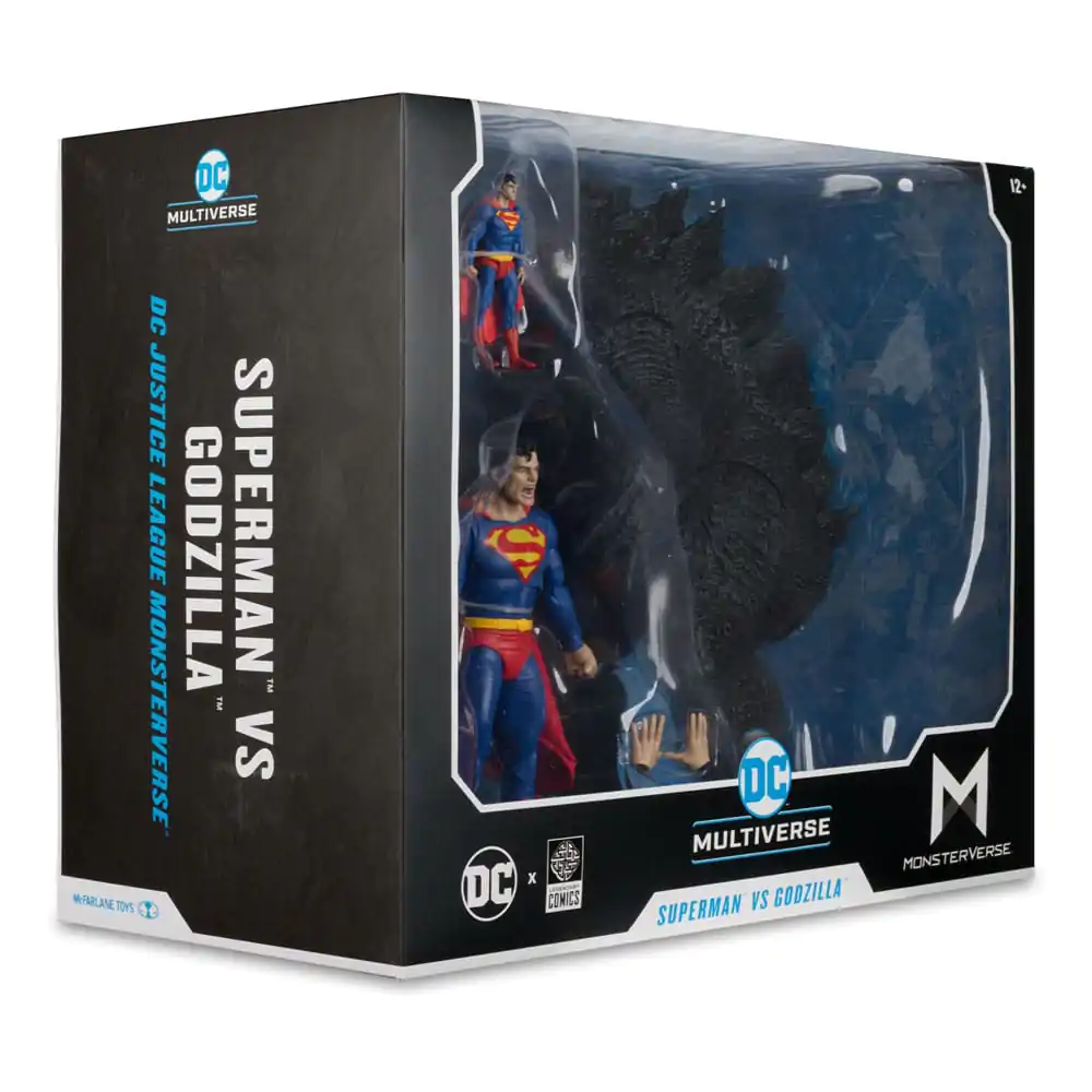 DC Justice League Monsterverse DC Multiverse Akčné figúrky 2-balenie Superman Vs. Godzilla 30 cm produktová fotografia