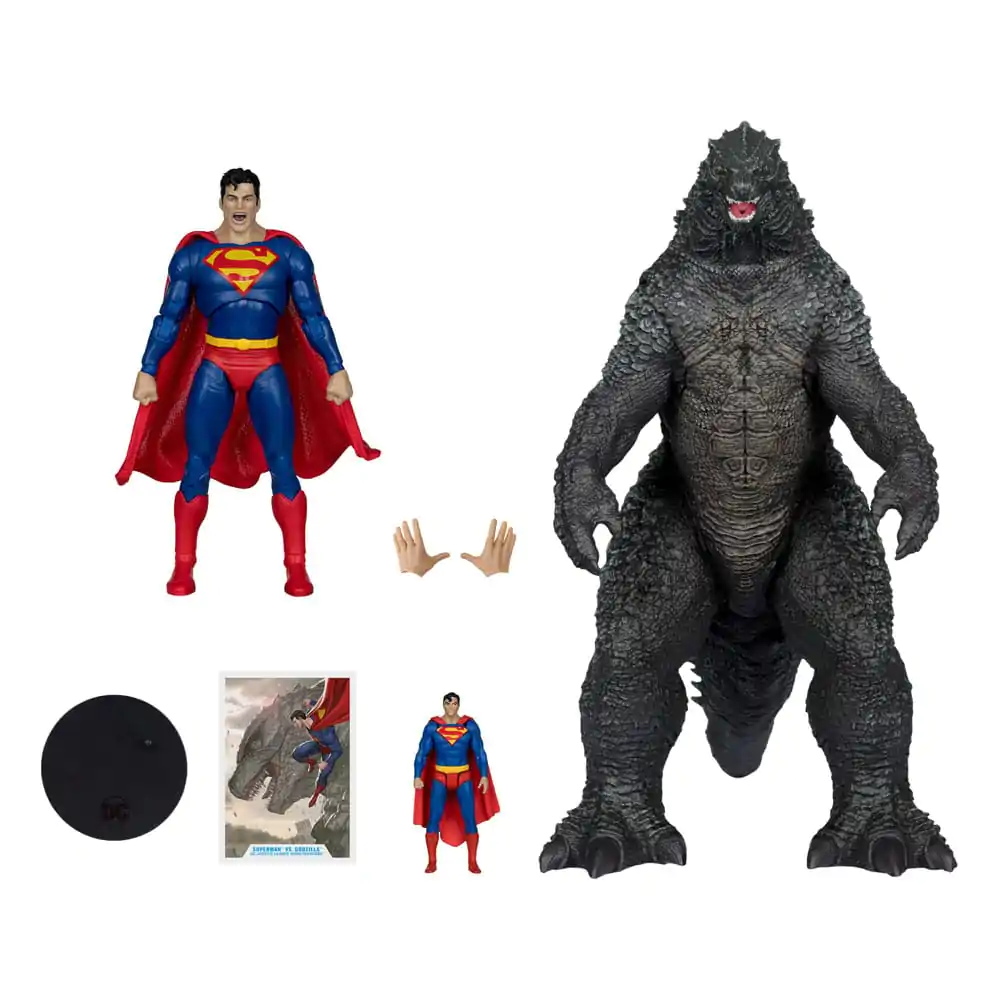 DC Justice League Monsterverse DC Multiverse Akčné figúrky 2-balenie Superman Vs. Godzilla 30 cm produktová fotografia