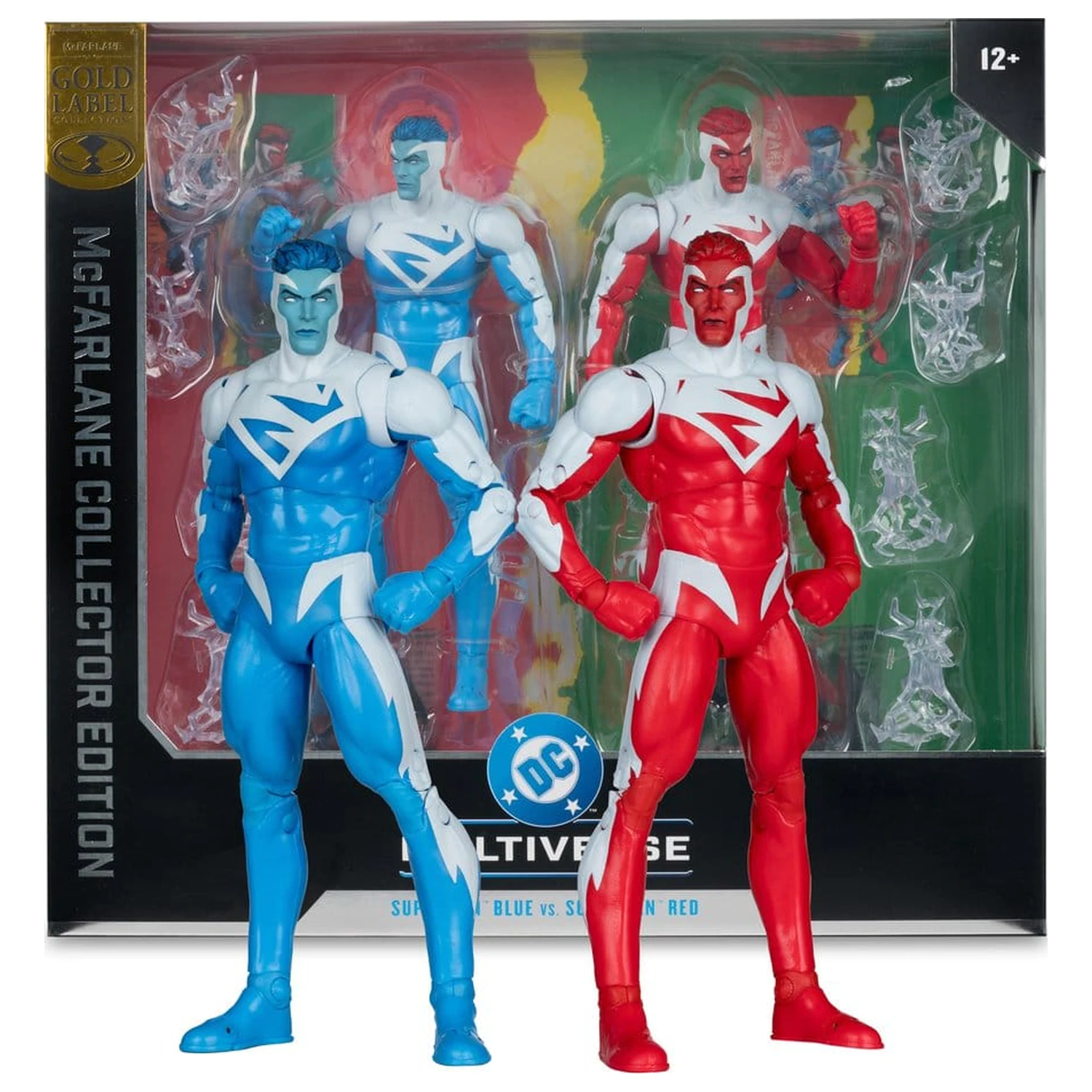DC Multiverse Akčné figúrky 2-Pack Superman Blue vs. Superman Red (Gold Label) 18 cm produktová fotografia
