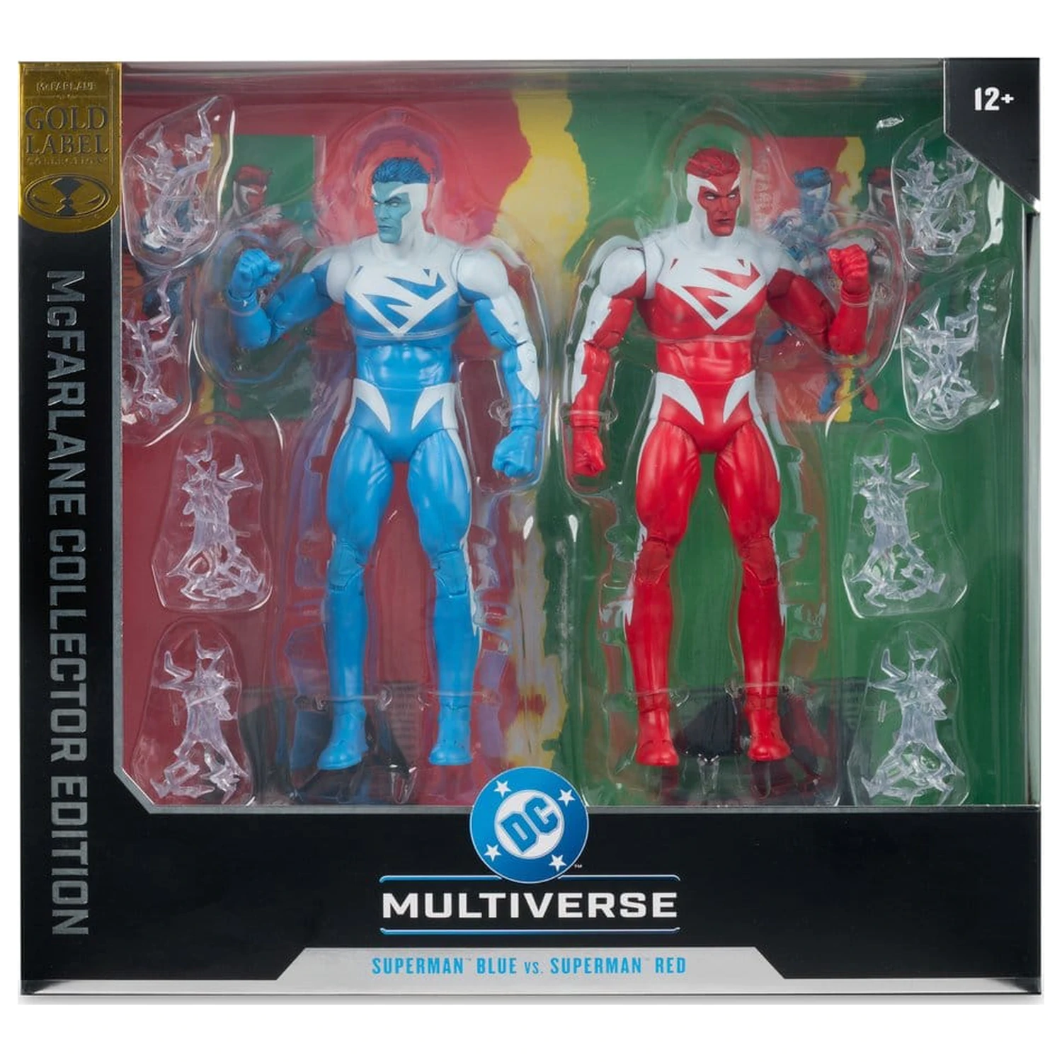 DC Multiverse Akčné figúrky 2-Pack Superman Blue vs. Superman Red (Gold Label) 18 cm produktová fotografia