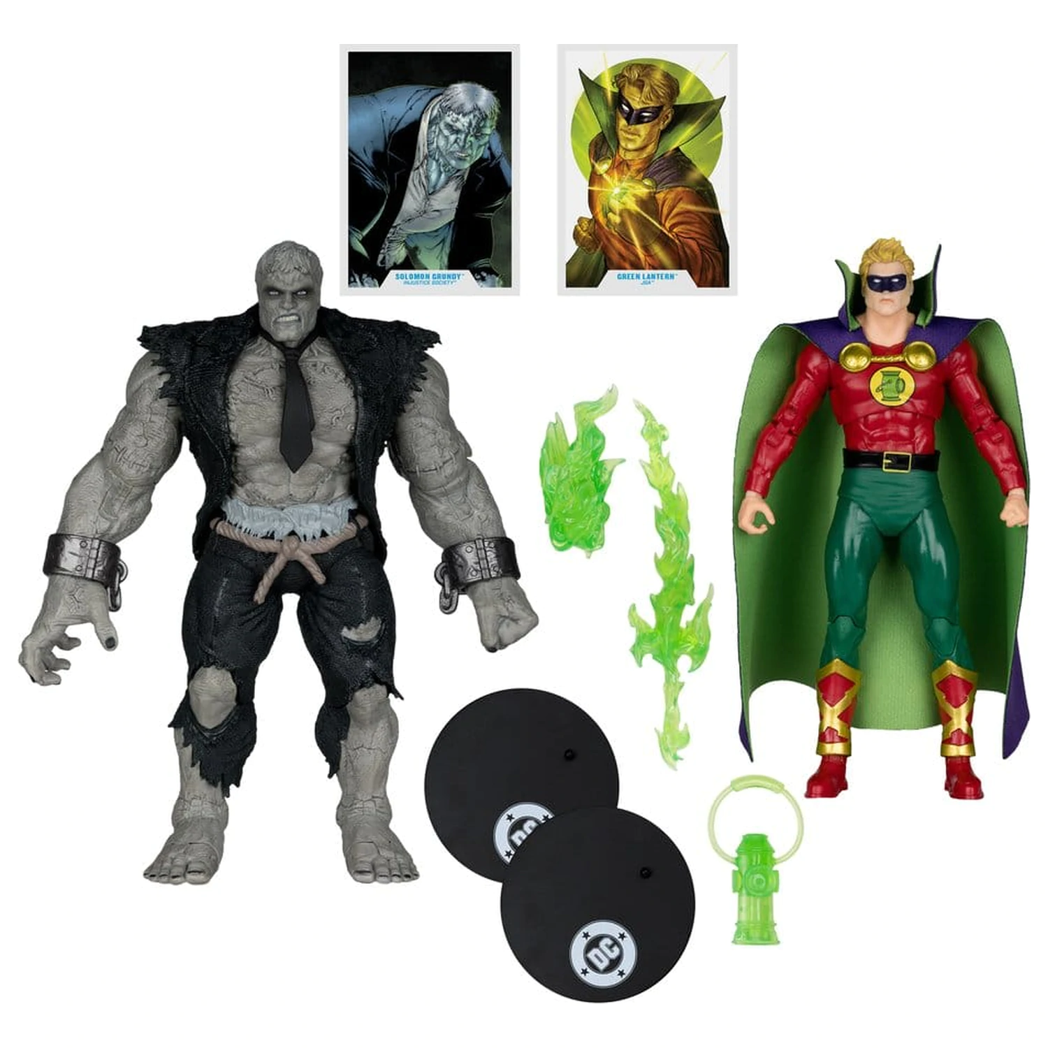 DC Multiverse akčné figúrky 2-Pack Solomon Grundy vs Green Lantern produktová fotografia