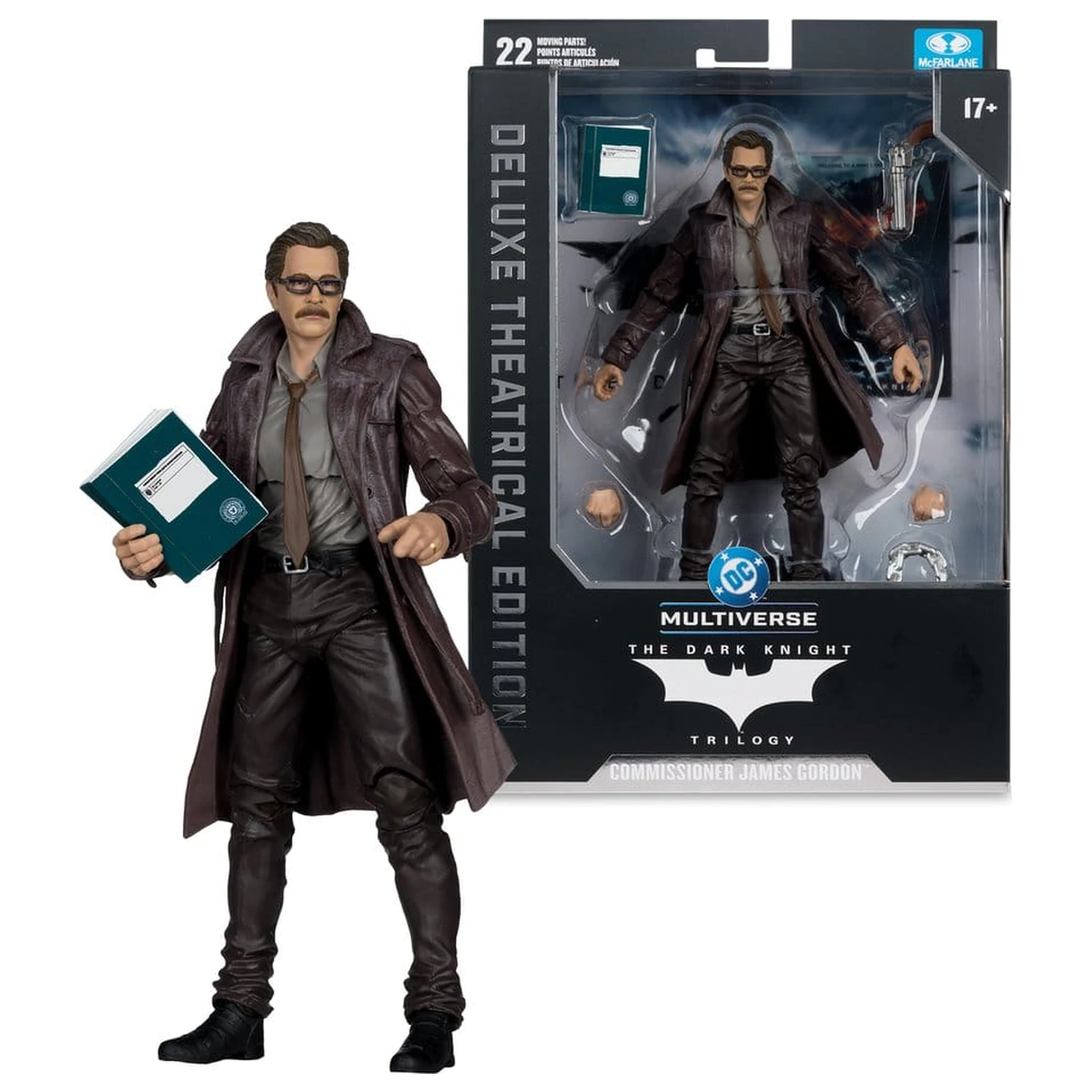 DC Multiverse akčná figúrka Commissioner James Gordon (The Dark Knight Trilogy) Deluxe Theatrical Edition 18 cm produktová fotografia