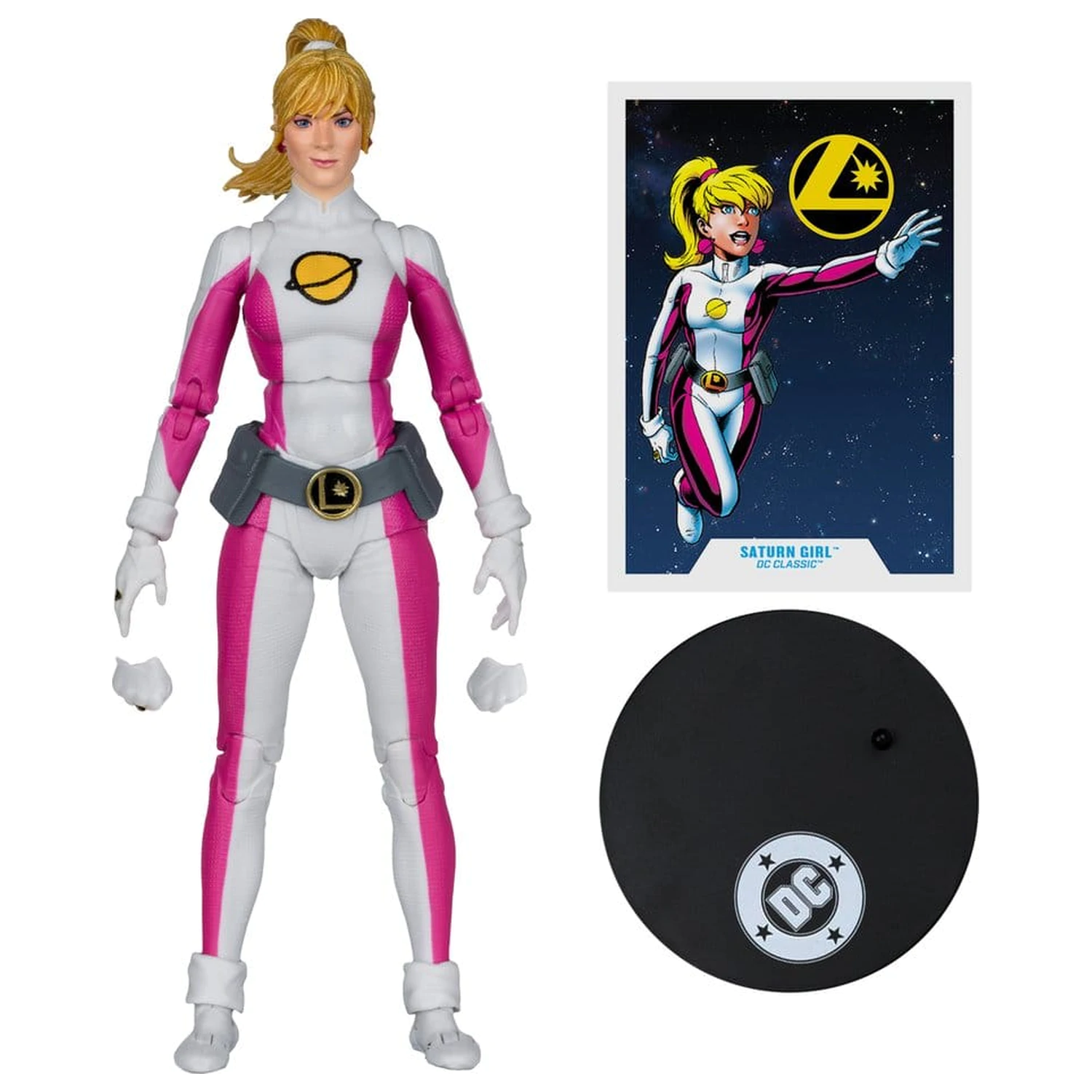 DC Multiverse akčná figúrka Saturn Girl (DC Classic) (Red Platinum Edition) 18 cm produktová fotografia