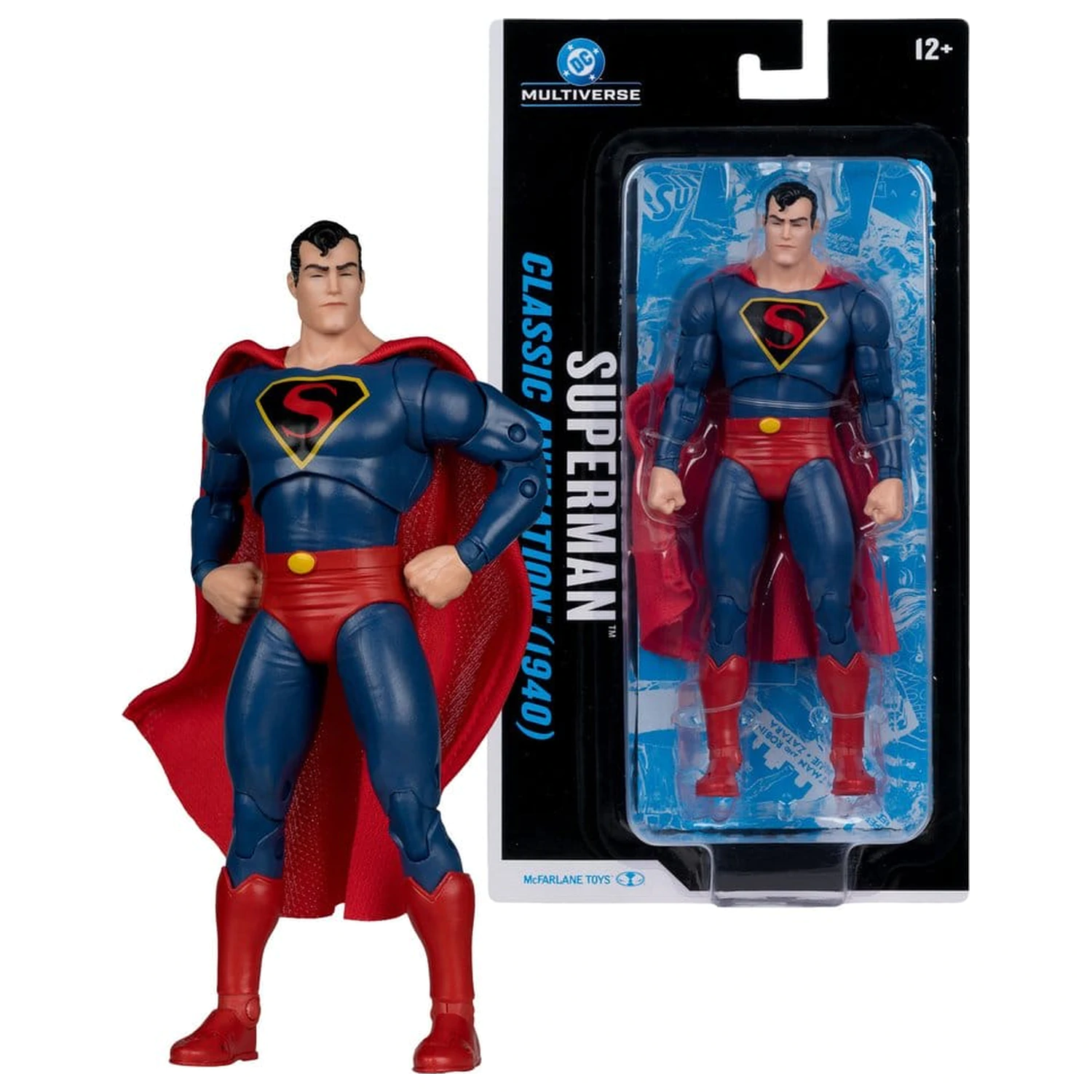 DC Multiverse akčná figúrka Superman (Classic Animation 1940) 19 cm produktová fotografia