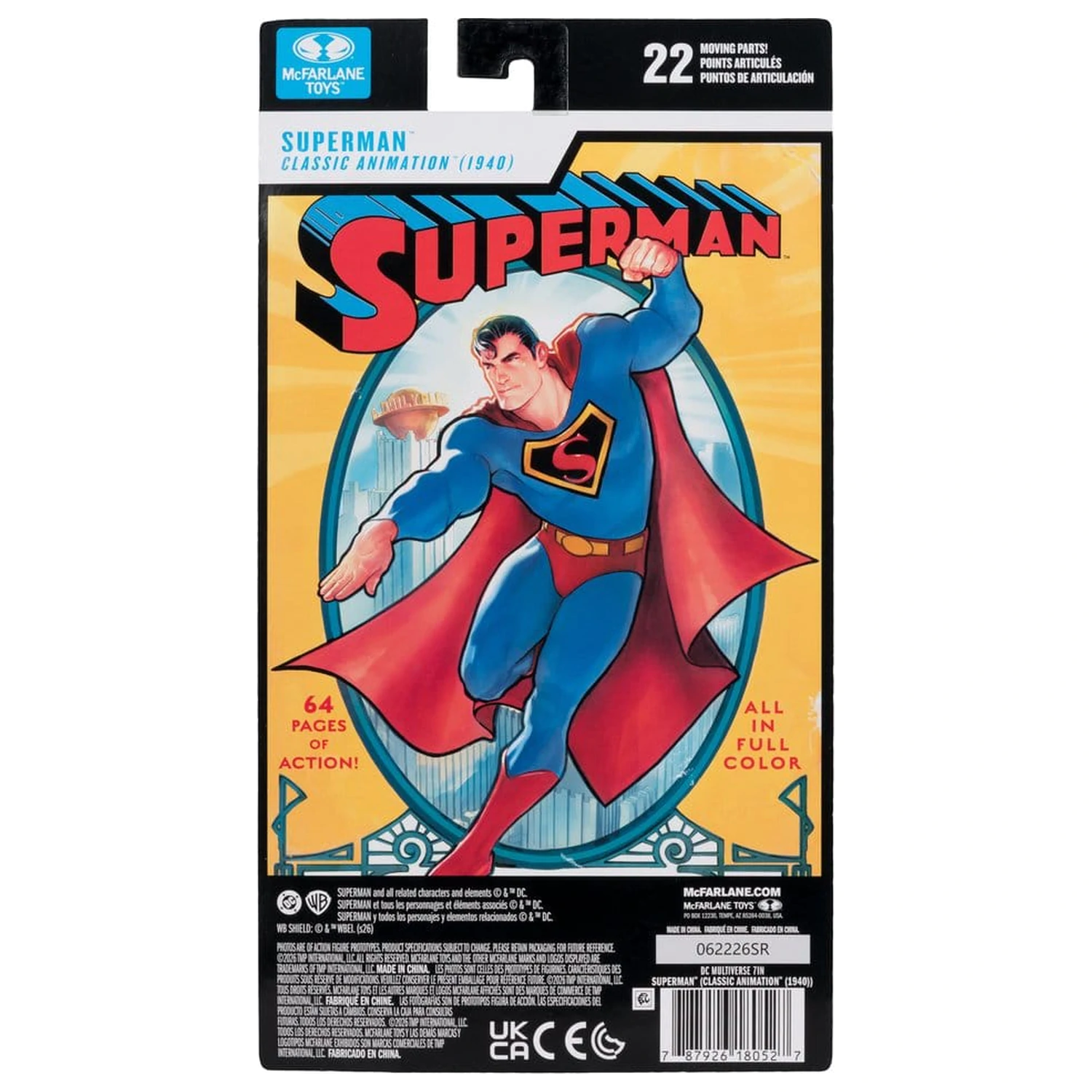 DC Multiverse akčná figúrka Superman (Classic Animation 1940) 19 cm produktová fotografia
