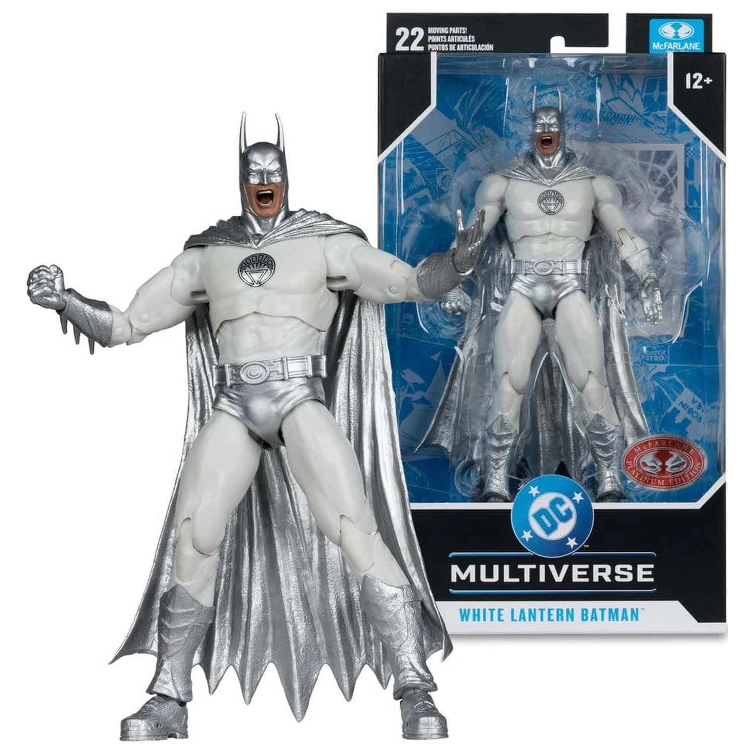 DC Multiverse akčná figúrka White Lantern Batman (Brightest Day) (Red Platinum Edition) 18 cm produktová fotografia